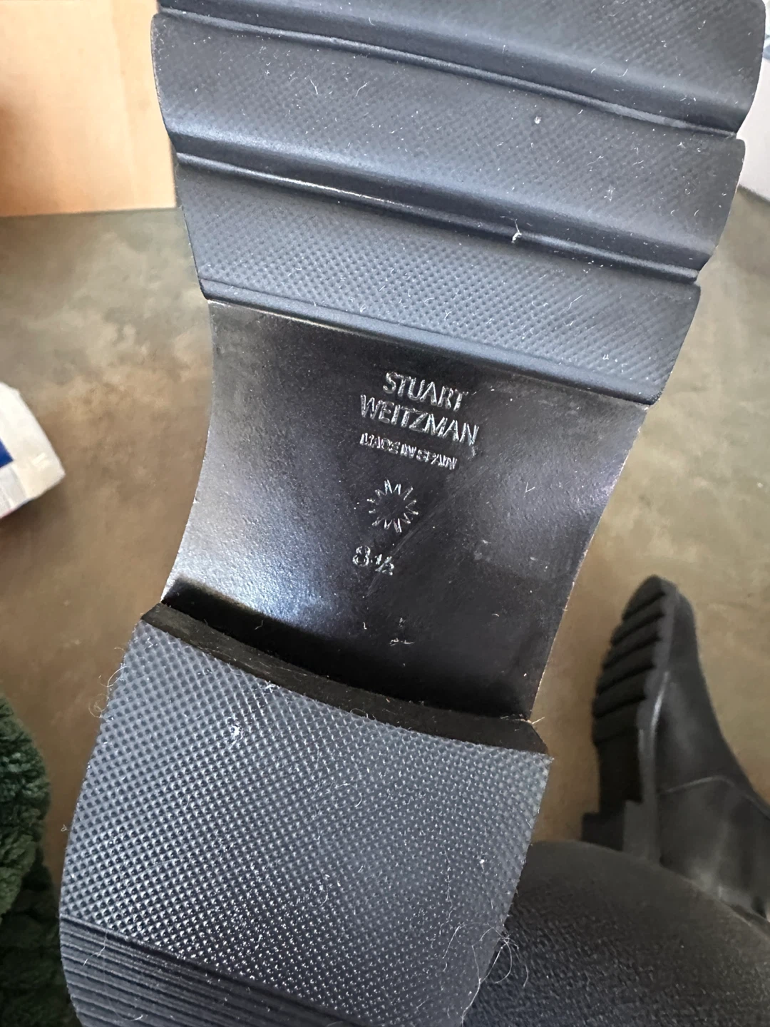 Stuart Weitzman Lowland Over-the-Knee Boots Black Size 8.5 - photo 5