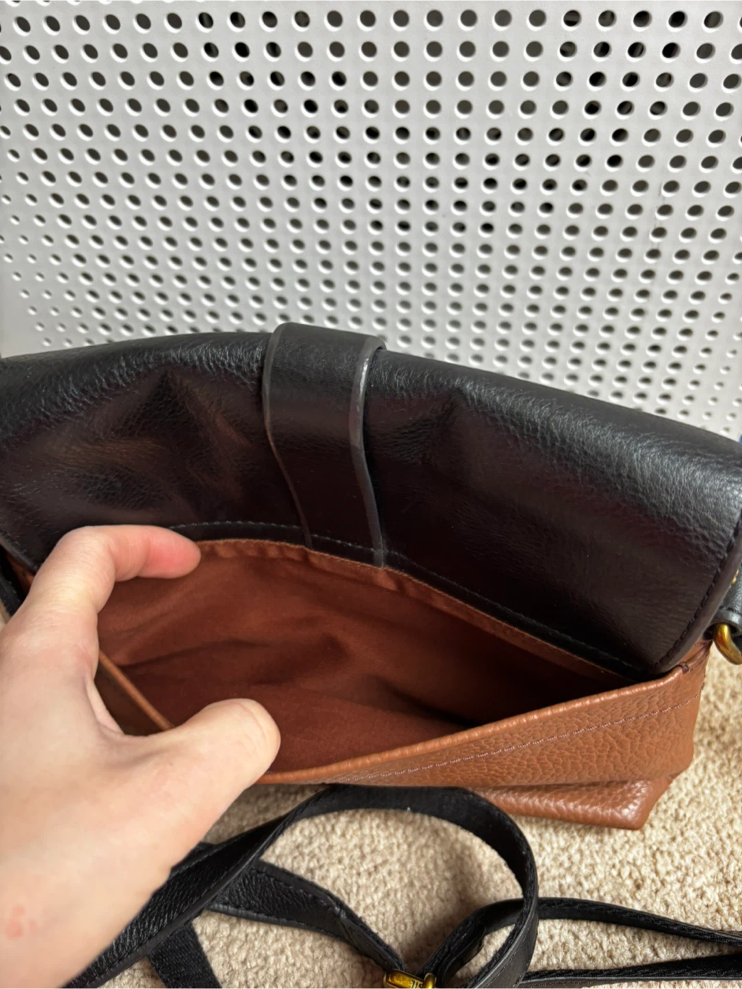 Fossil Leather Crossbody Bag - photo 4