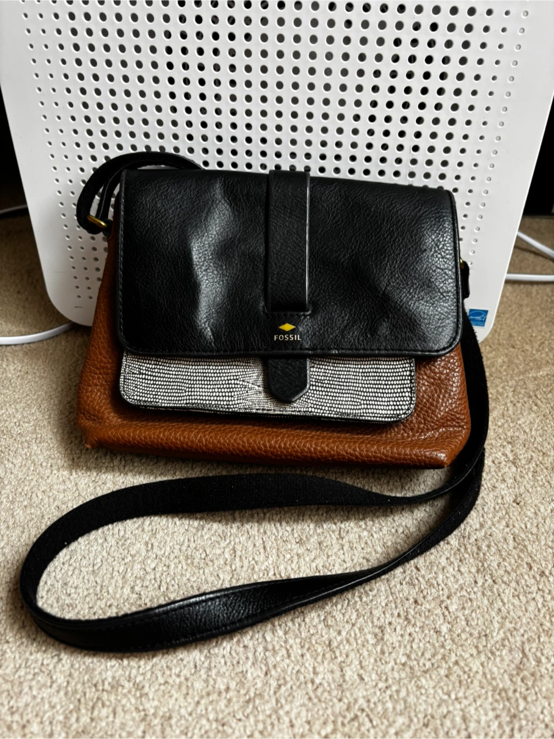 Fossil Leather Crossbody Bag - photo 2