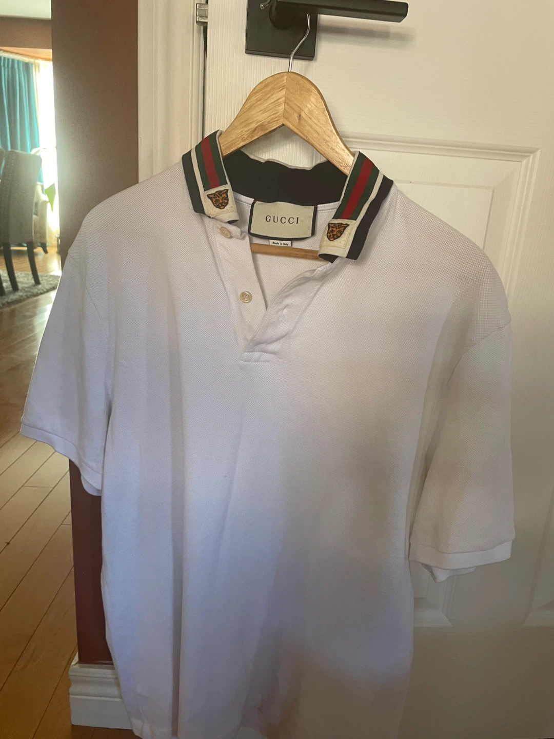 GUCCI White Polo Shirt - photo 5