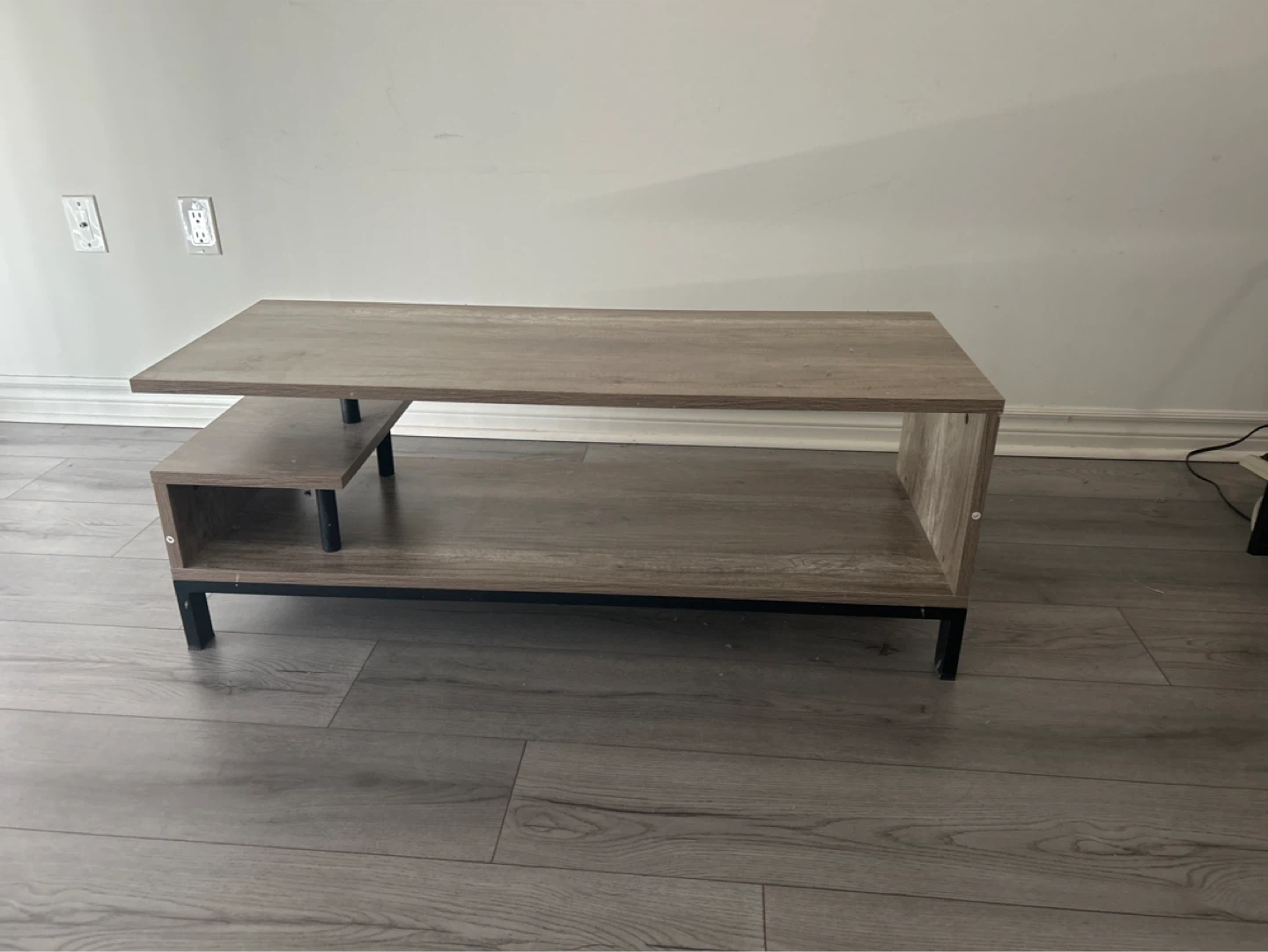 Modern Coffee Table with Shelving