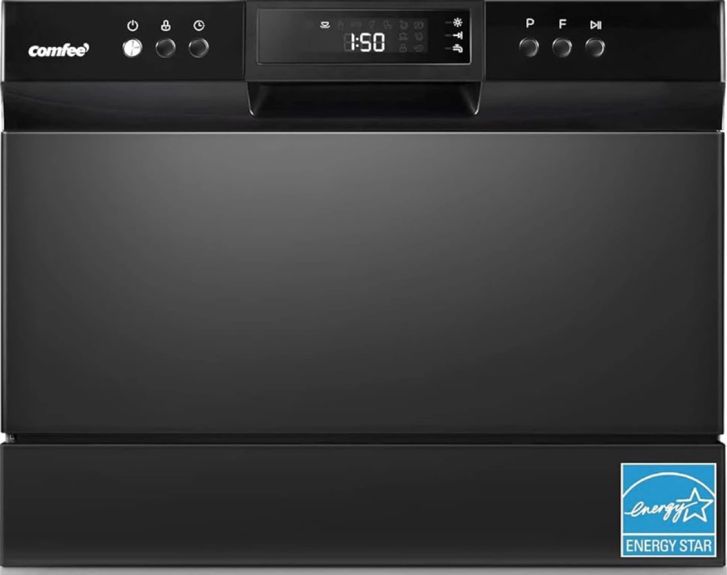 Comfee Compact Countertop Dishwasher - Black