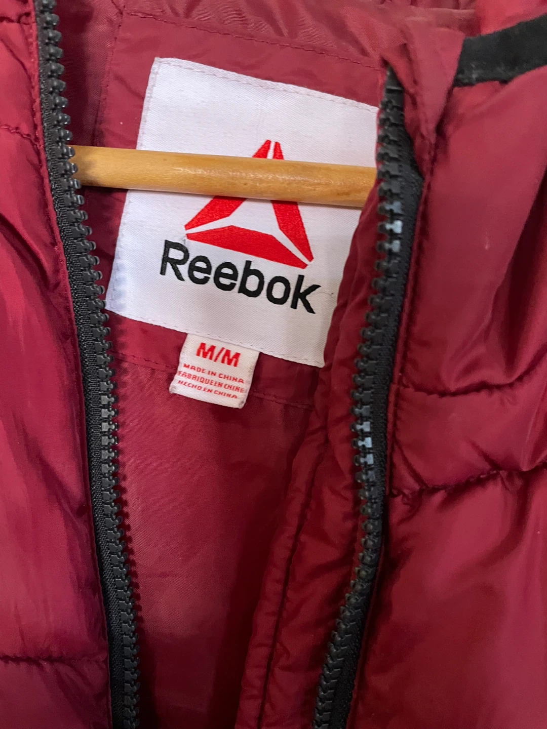 Reebok Puffer Vest - Red - M/M - photo 2