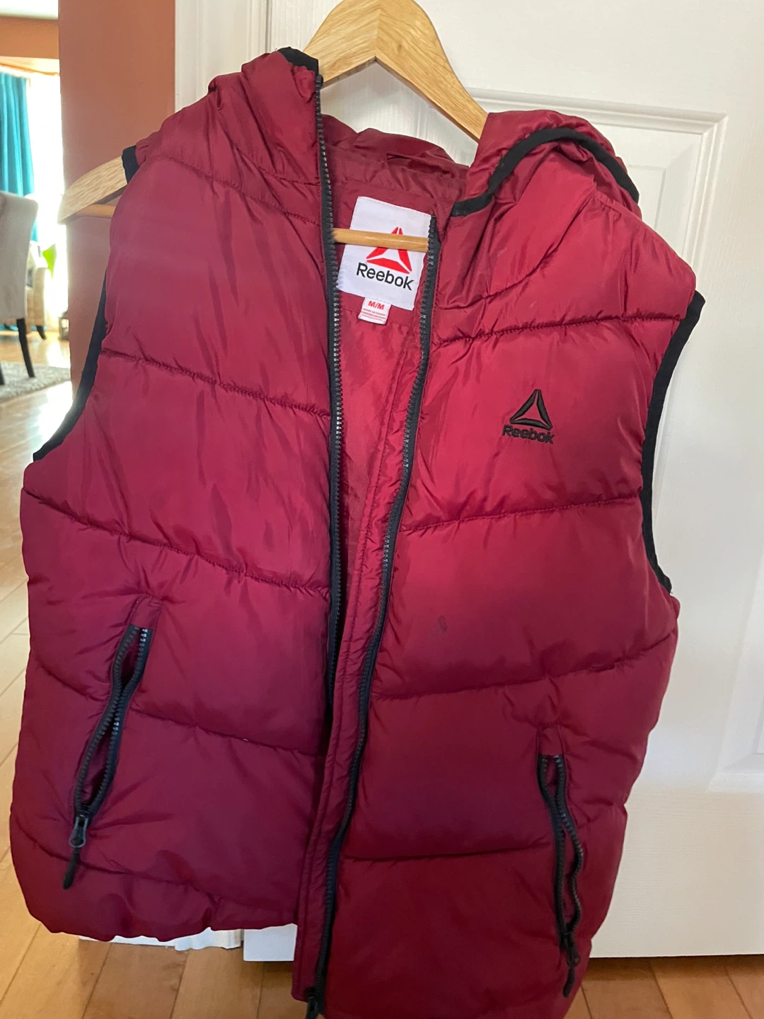 Reebok Puffer Vest - Red - M/M