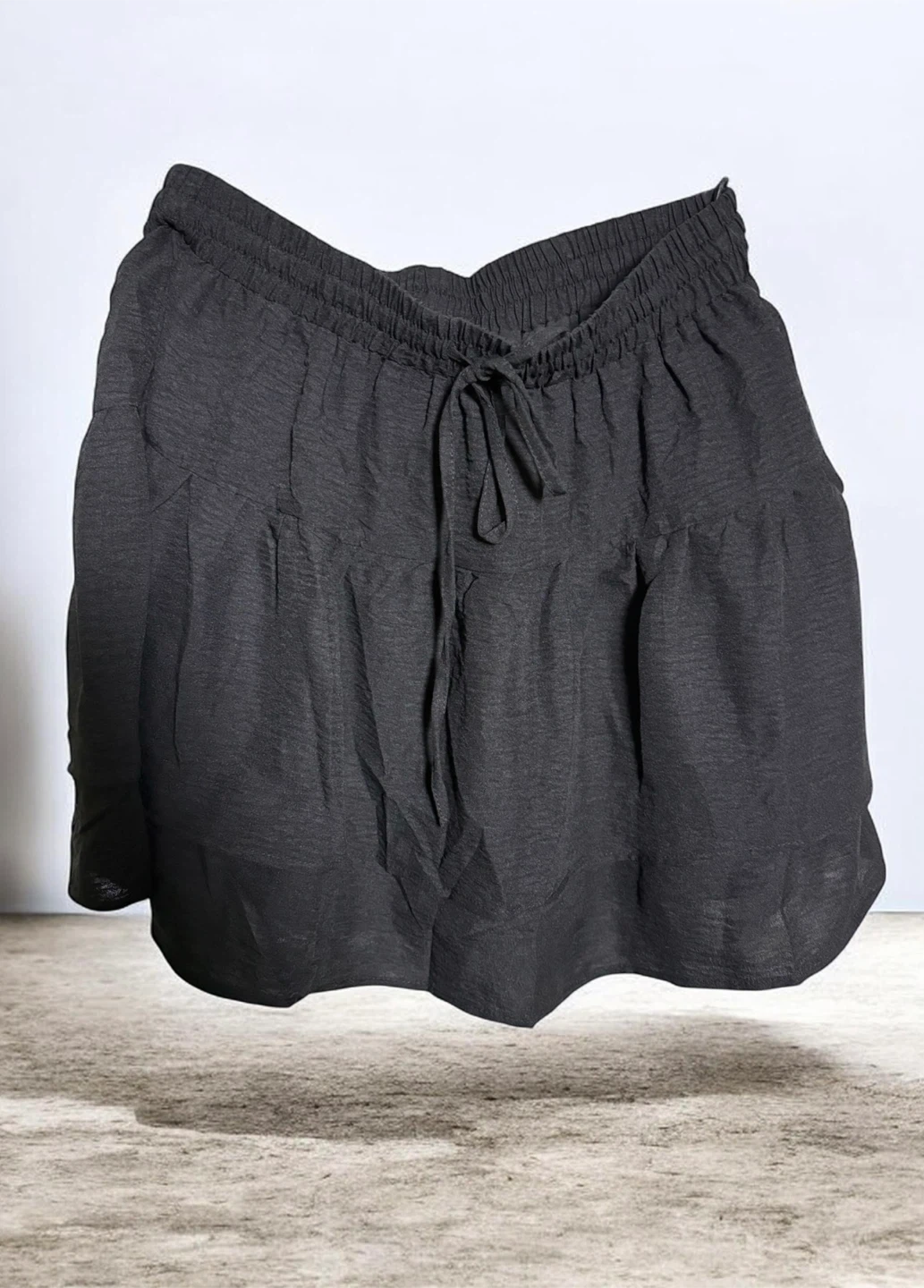 Gardenwed Women's Black Tiered Ruffle Skirt