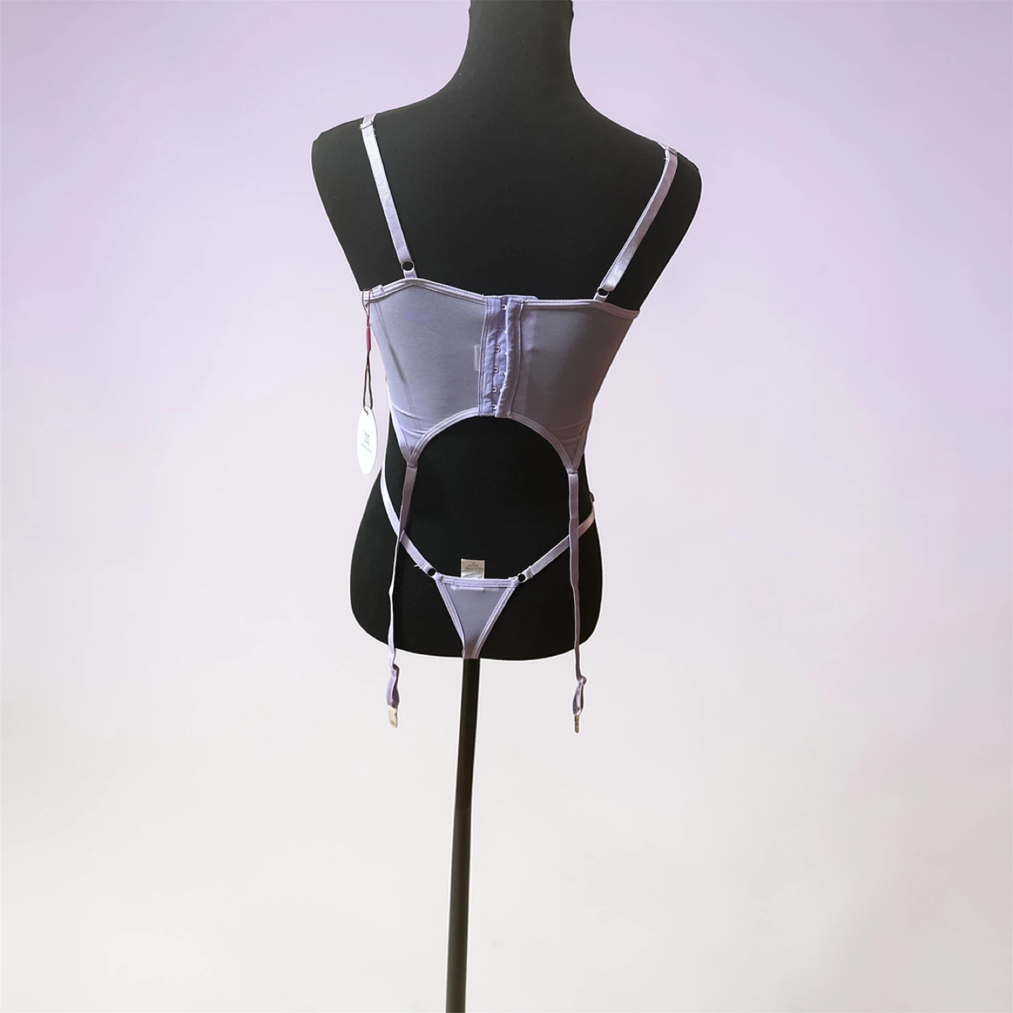 Women's Lace Corset Lingerie Set - photo 3