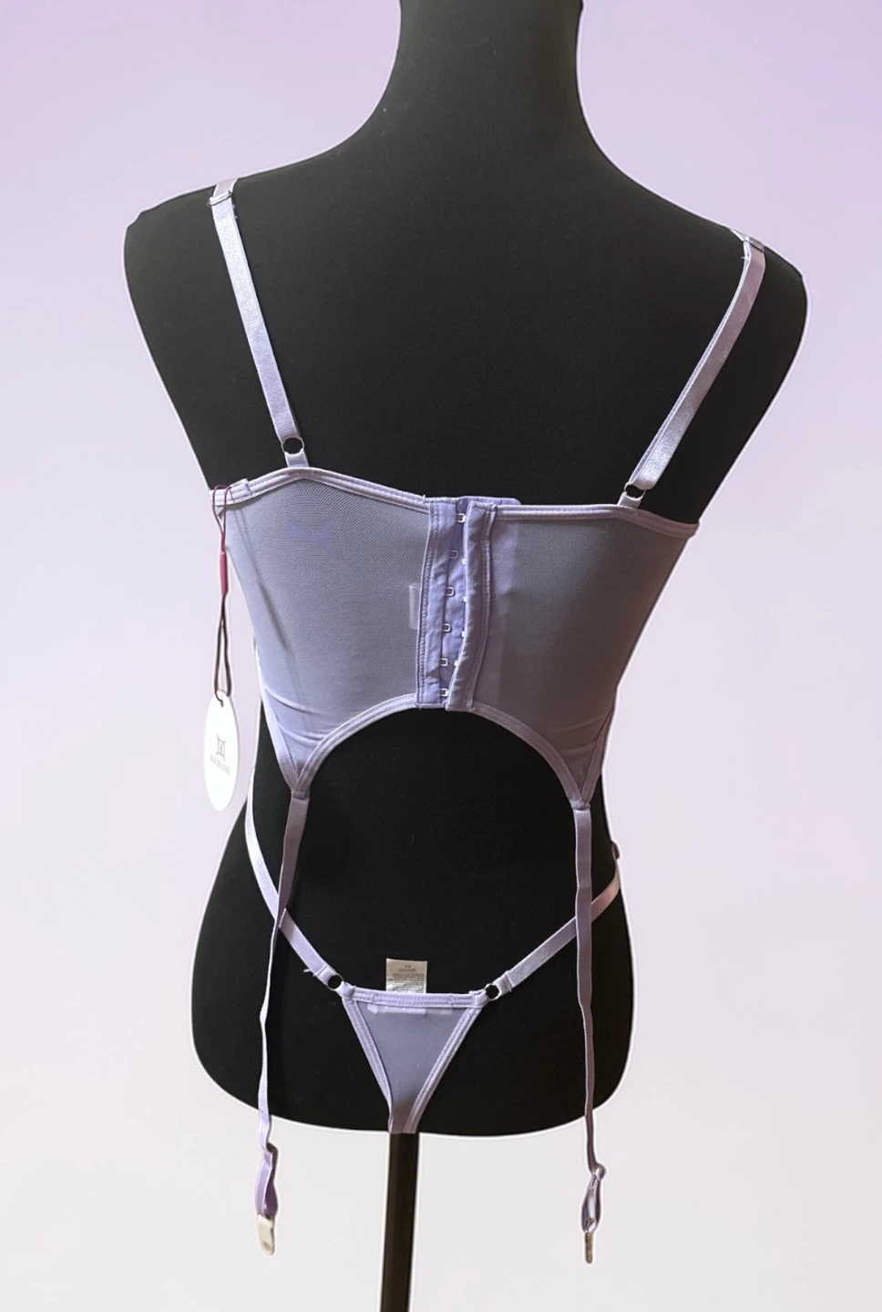 Women's Lace Corset Lingerie Set - photo 2