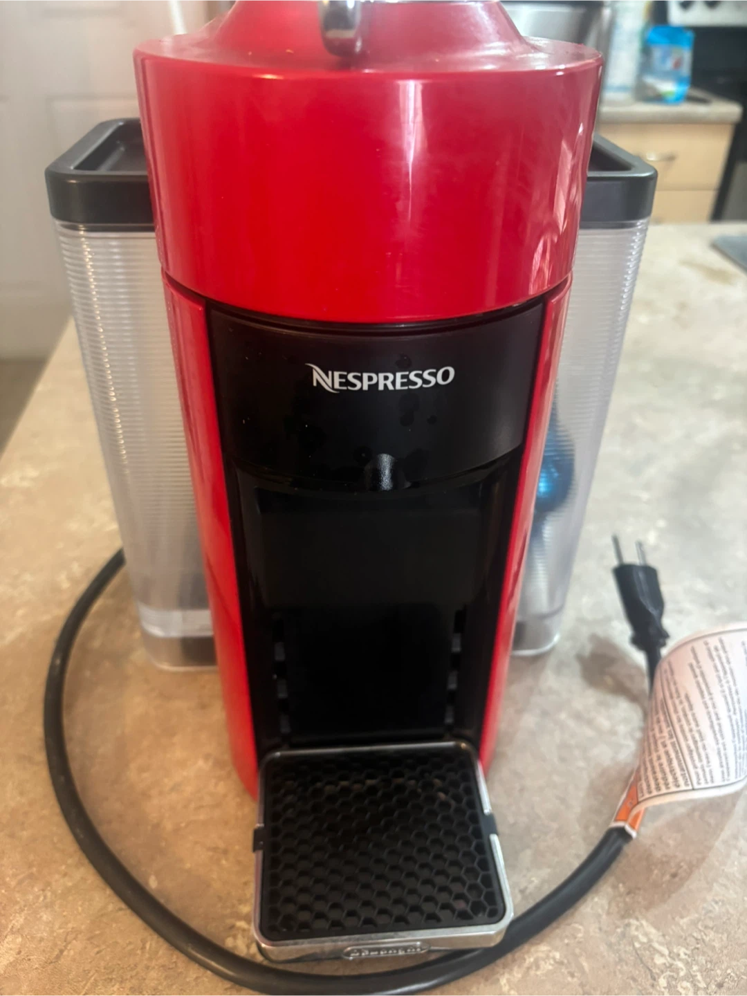 Nespresso Essenza Mini Coffee Machine - Red