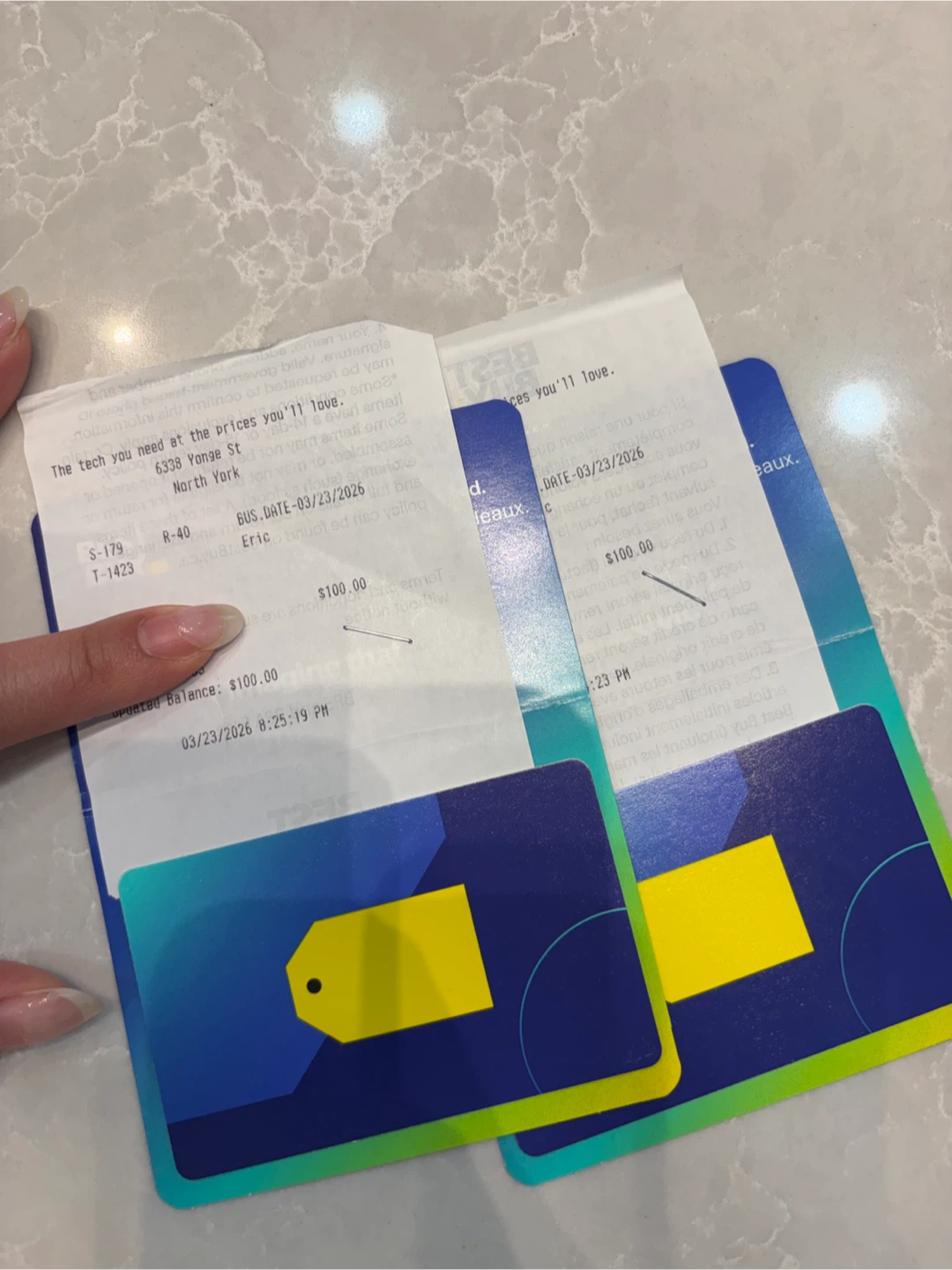 Best Buy Gift Card $100*2