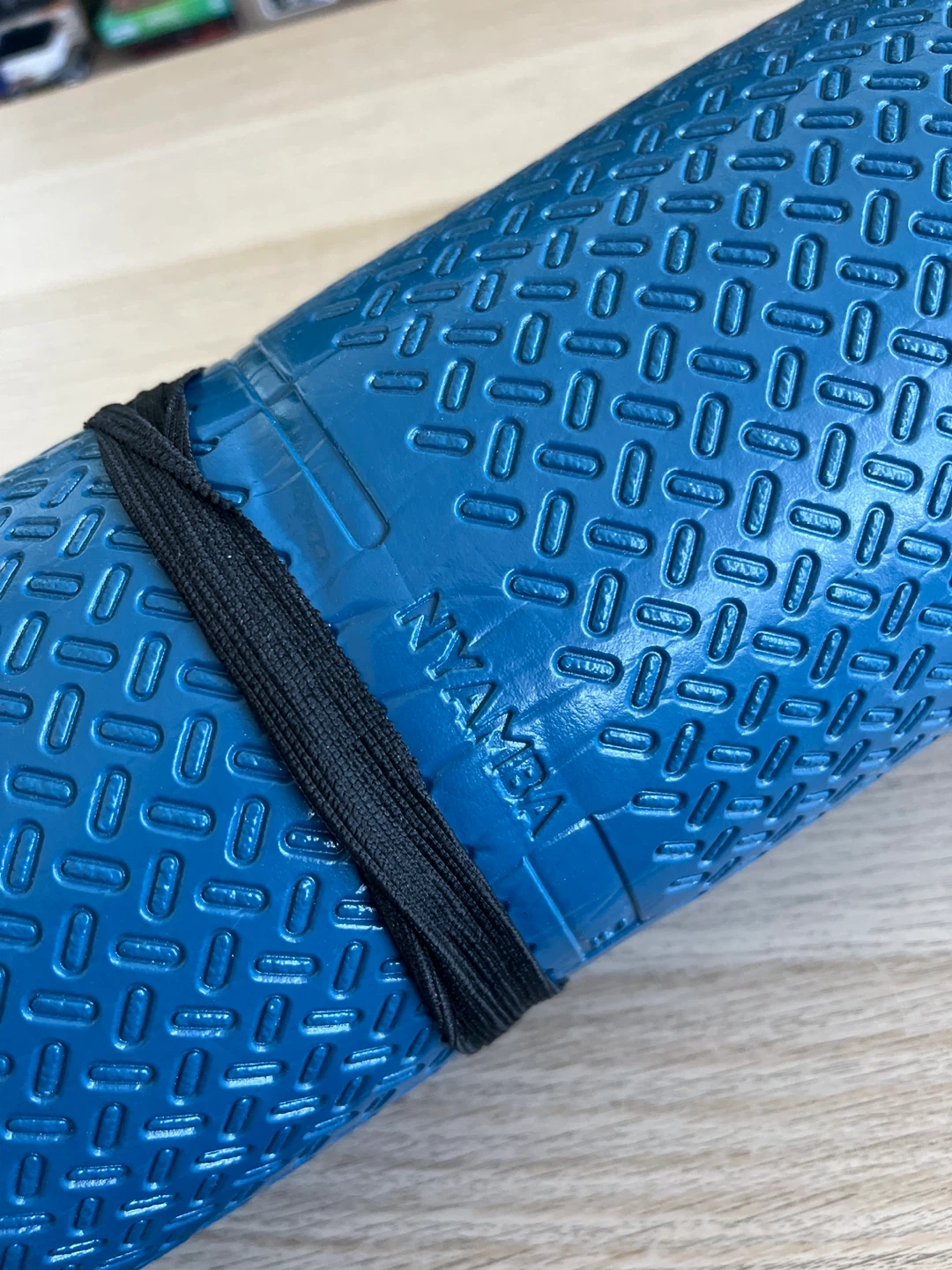 Blue Yoga Mat with Strap - photo 2
