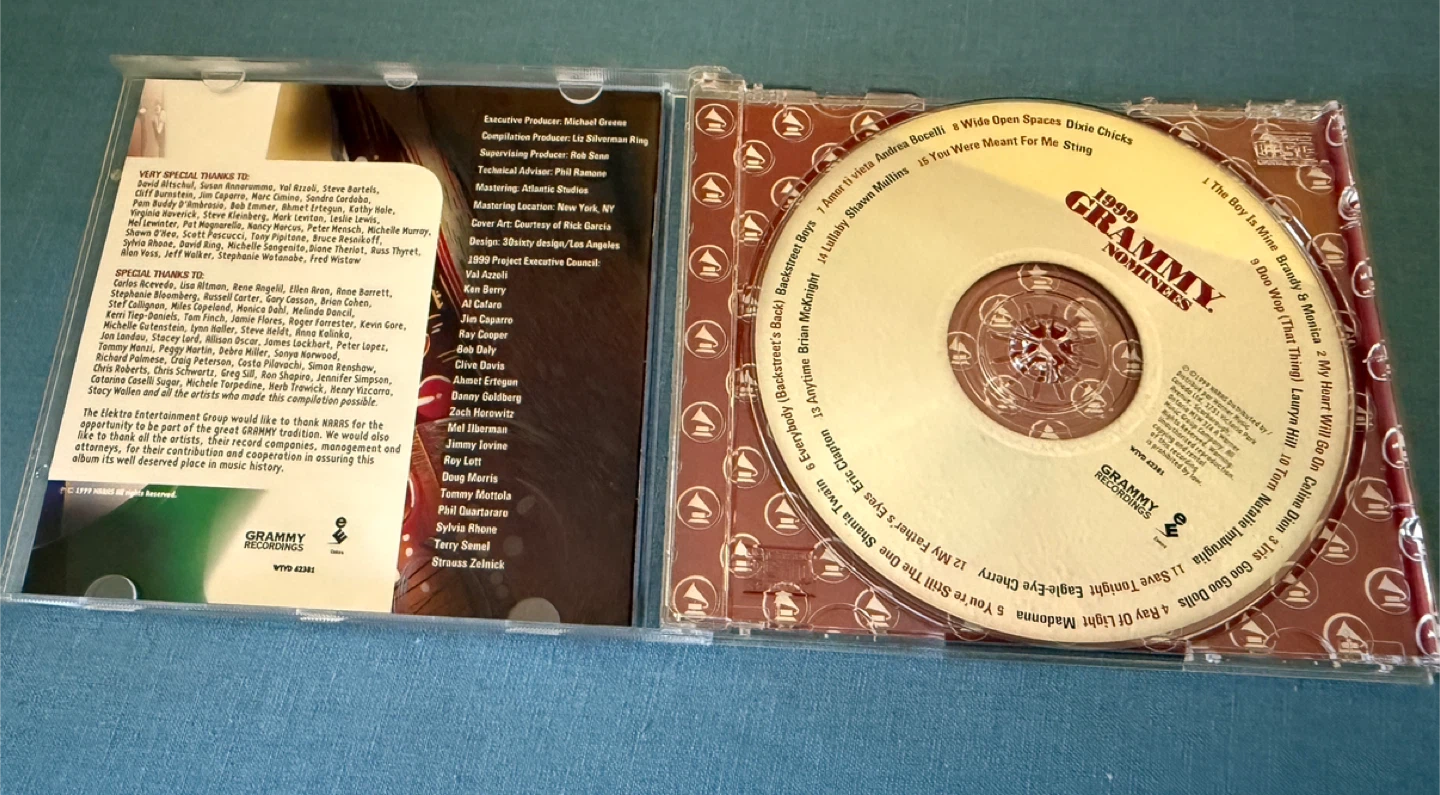 1999 Grammy Nominees CD 🥕 - photo 3