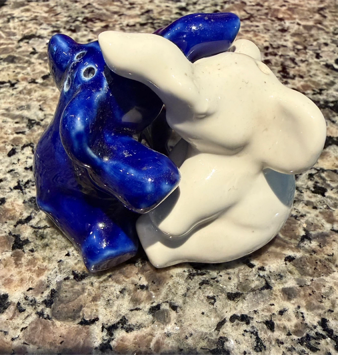 Ceramic Elephant Salt and Pepper Shakers