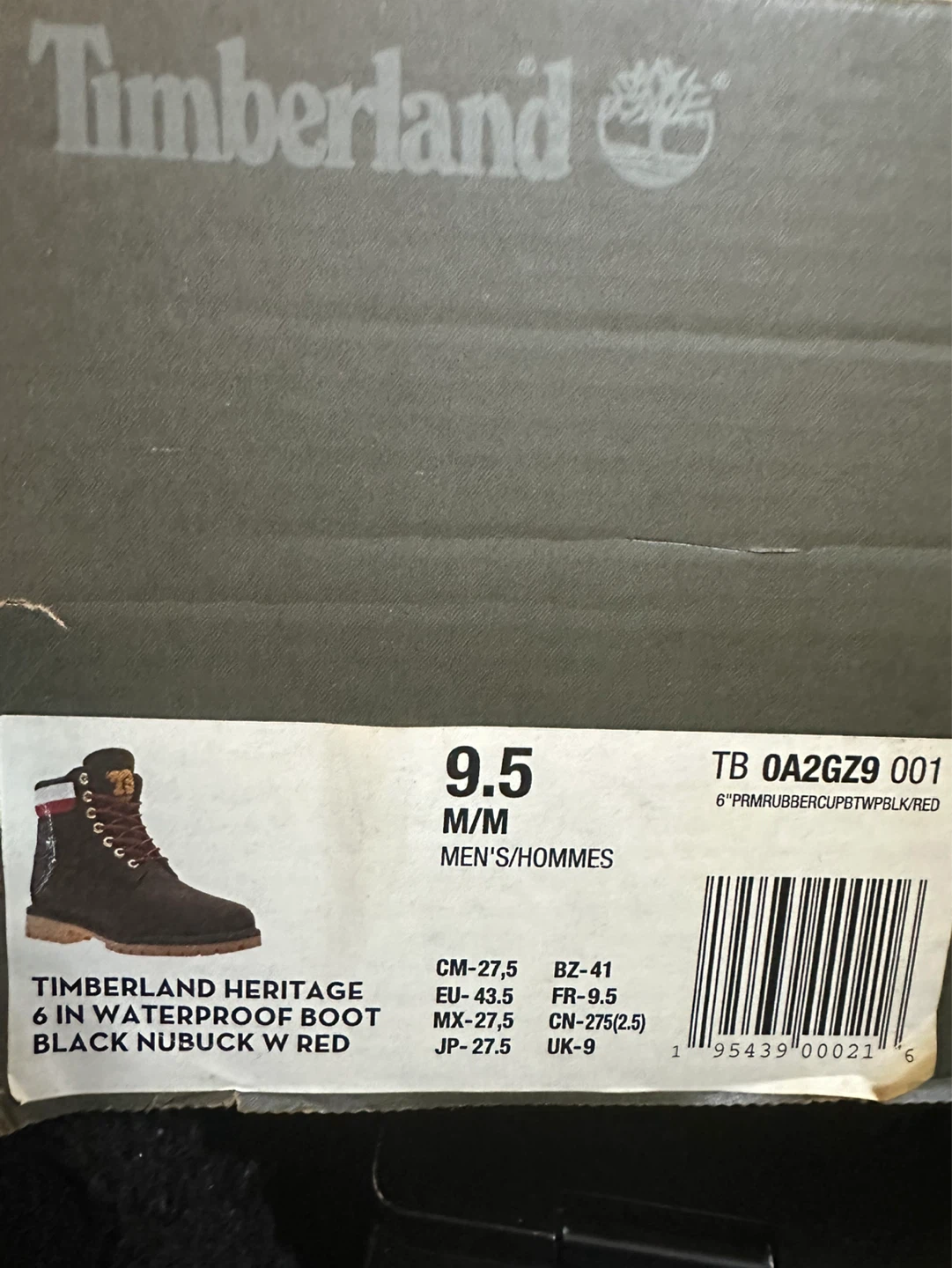Timberland Heritage 6" Waterproof Boo W/Men's 9.5 - photo 2