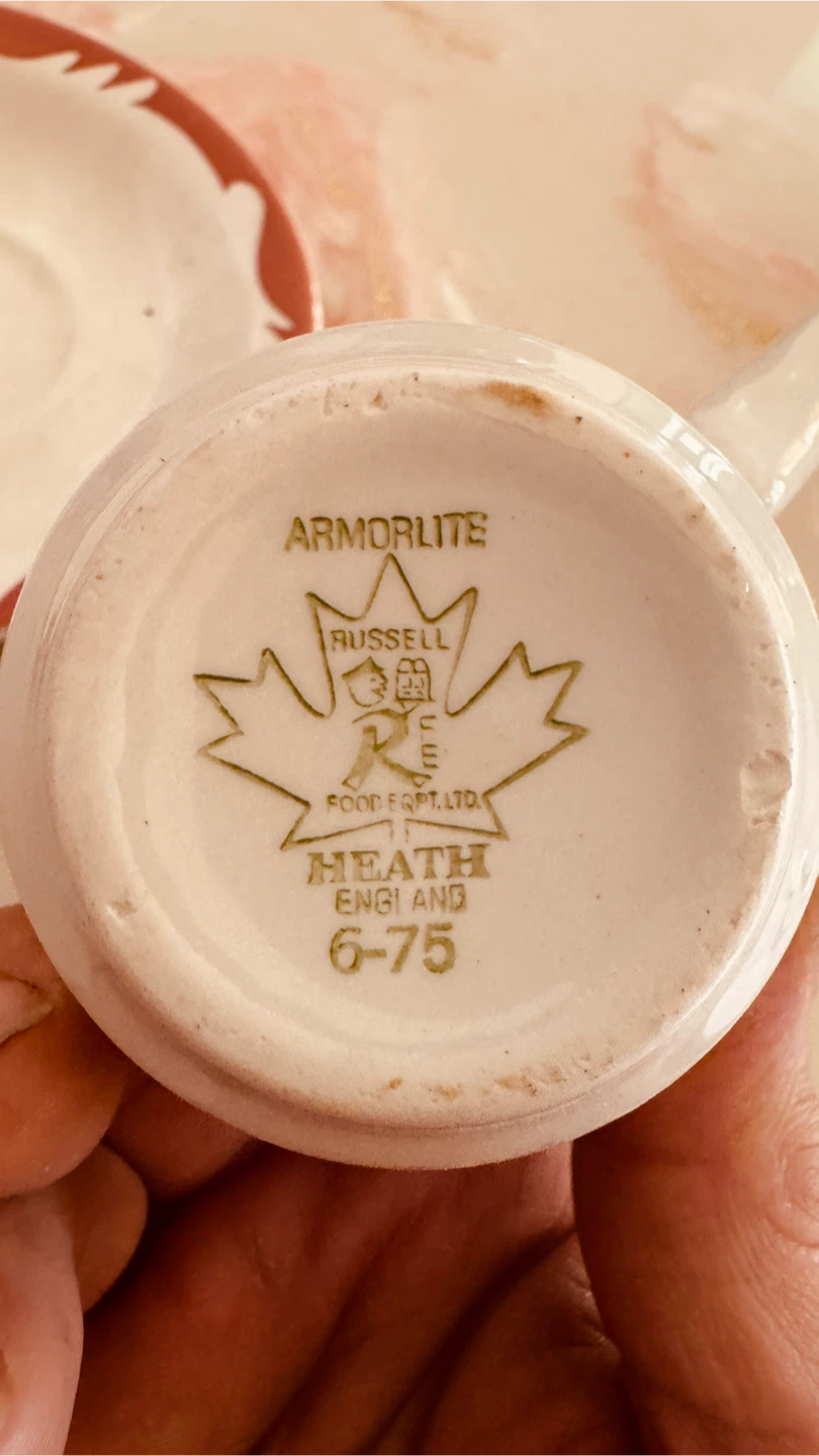 Russell Heath Armorlite Cup and Saucer Set - photo 3
