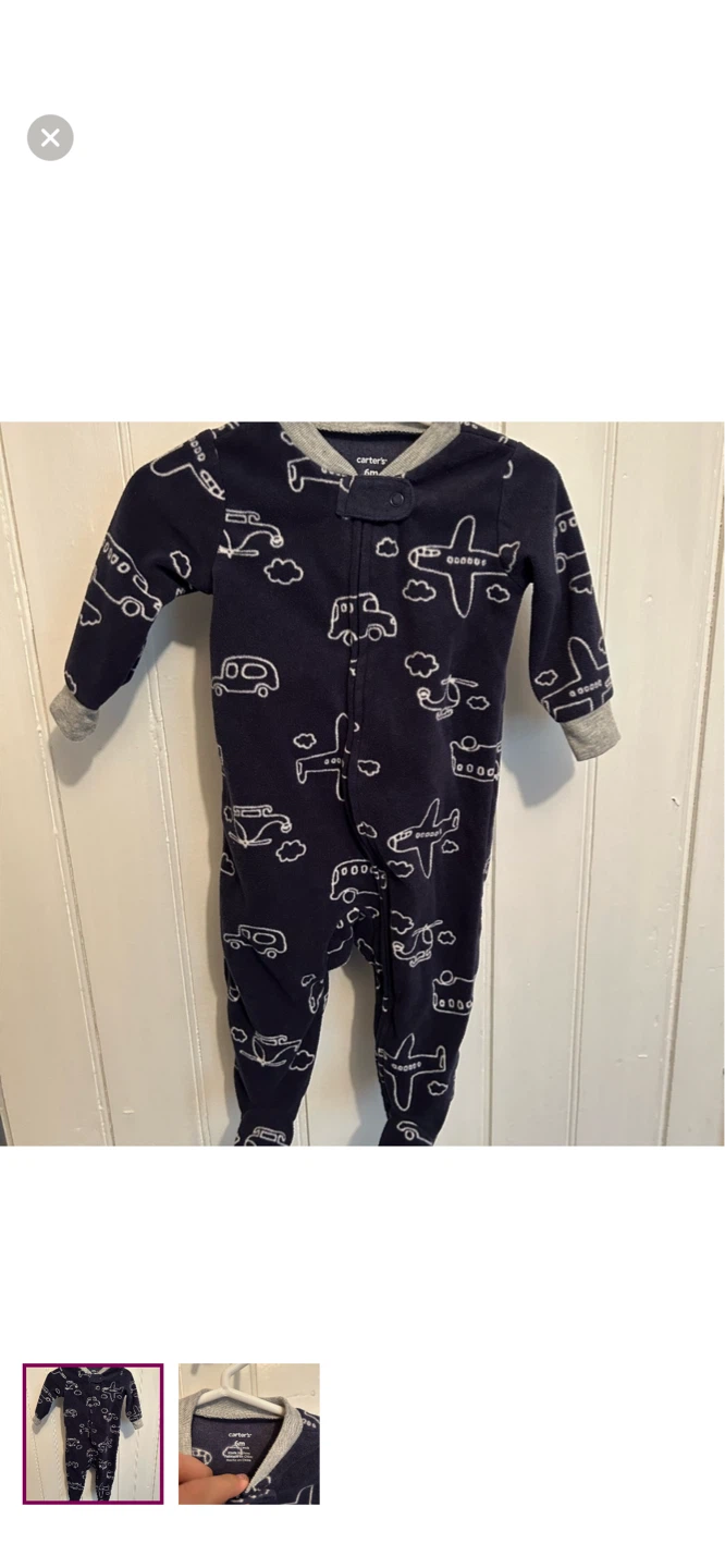 Carter's Baby Boys' Footed Pajamas - 6 Months