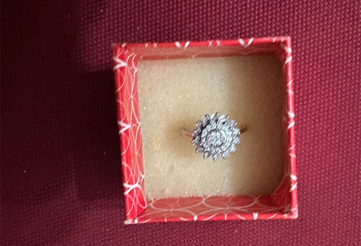 Sparkling Flower Ring - photo 3