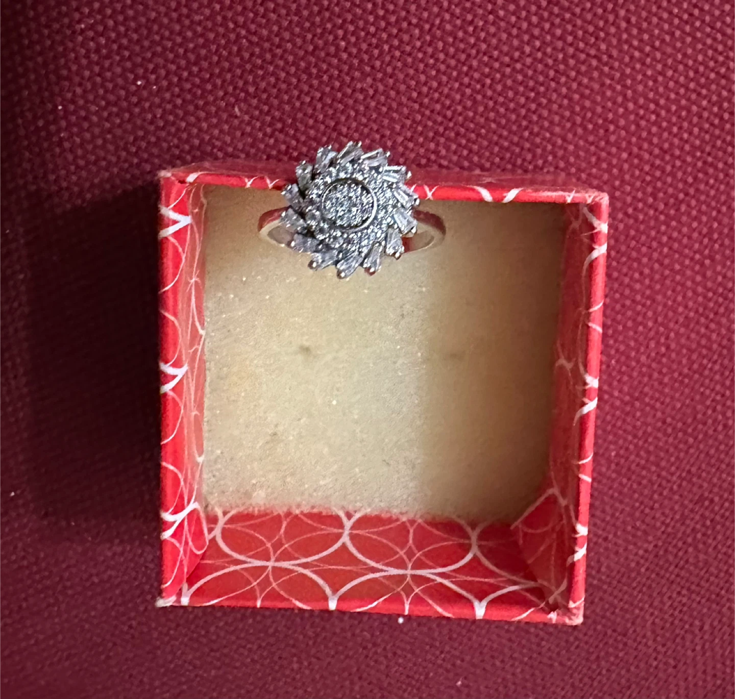 Sparkling Flower Ring