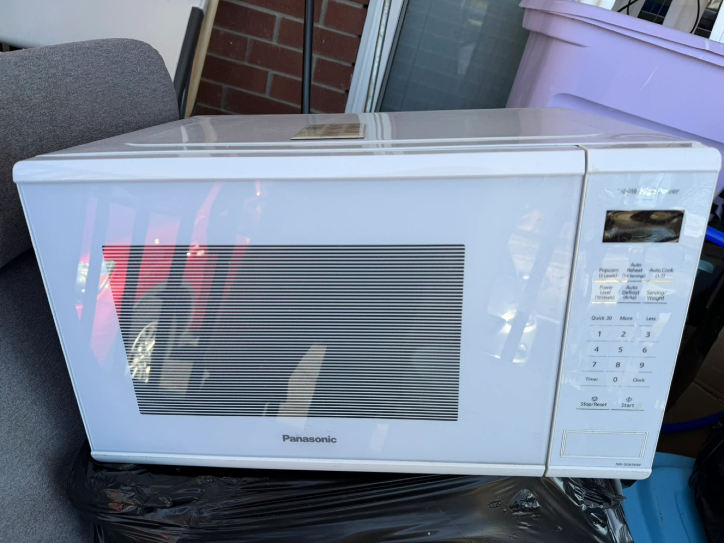 White Microwave