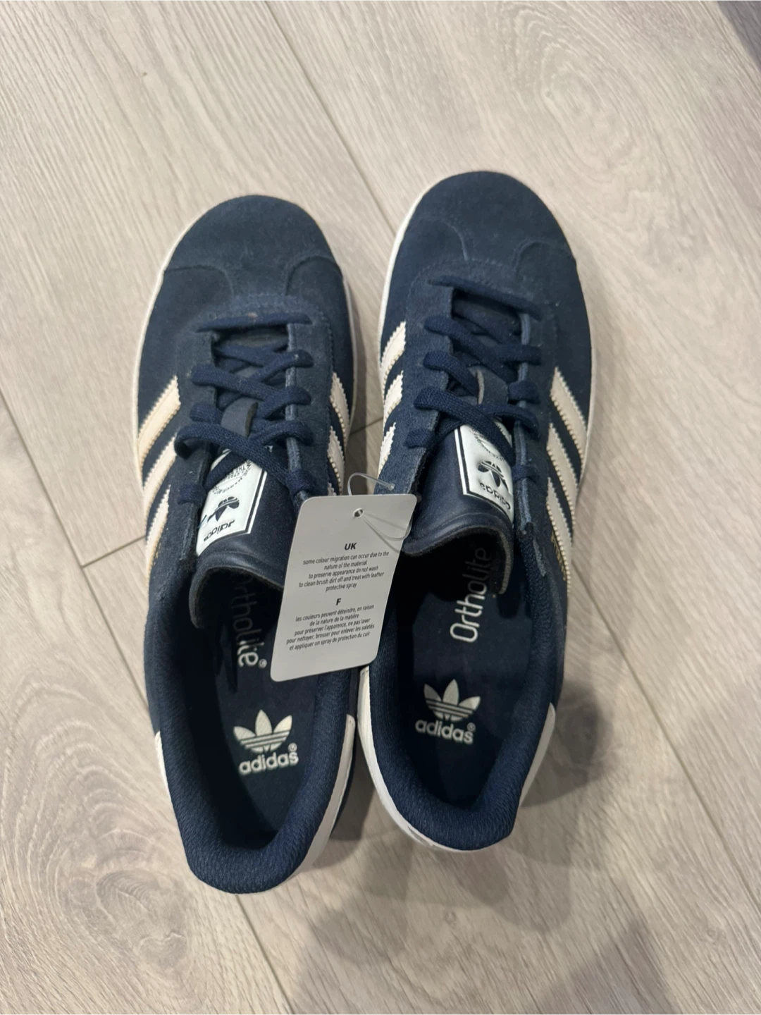 Adidas Gazelle Navy Suede Sneakers - photo 2