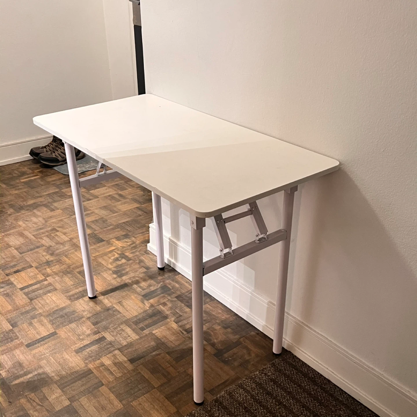 White Folding Table