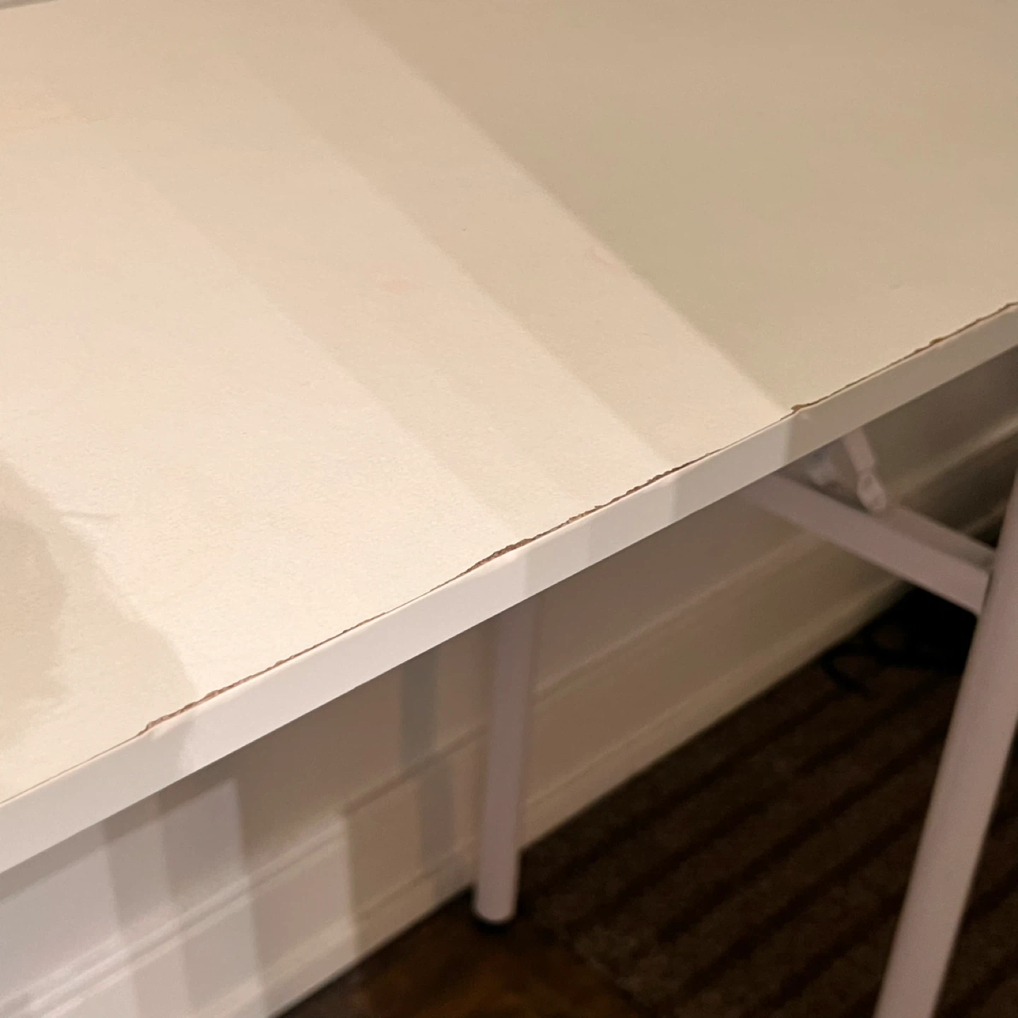 White Folding Table - photo 4
