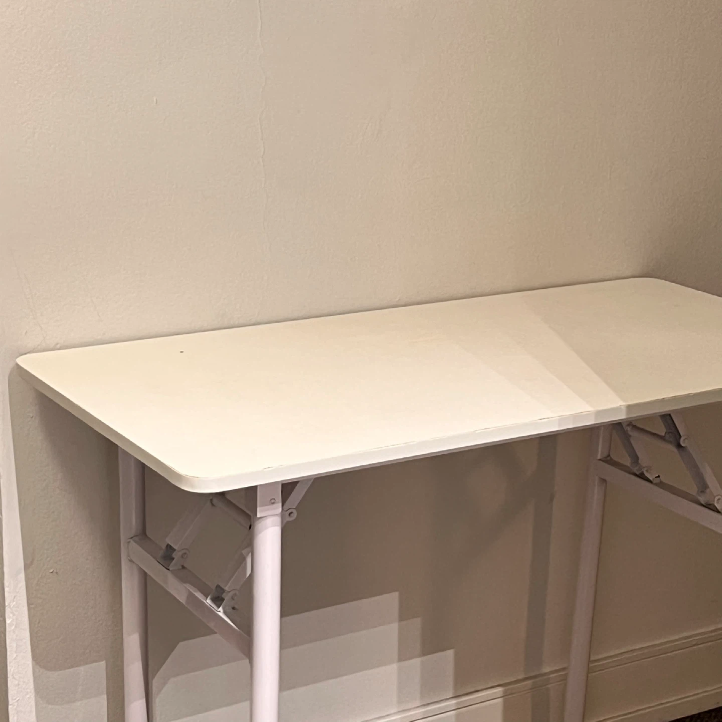 White Folding Table - photo 3