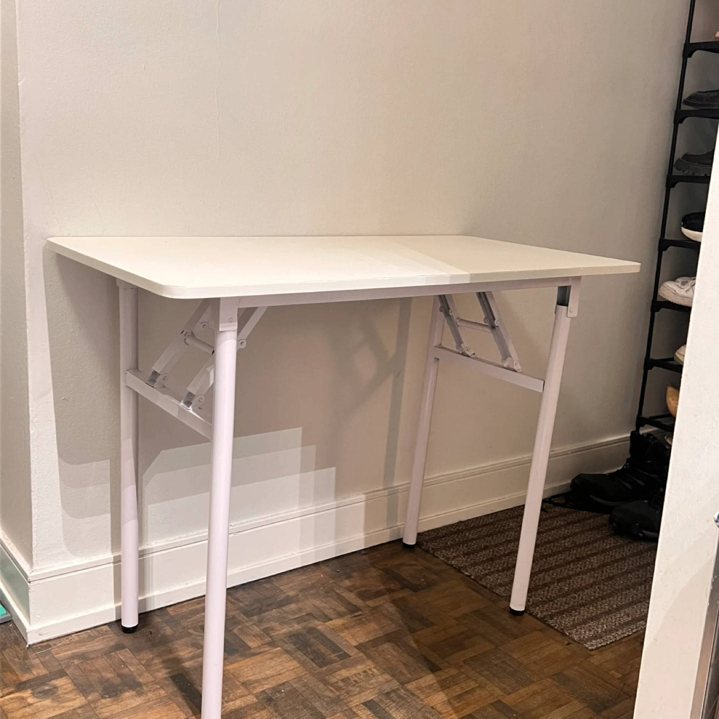 White Folding Table - photo 2