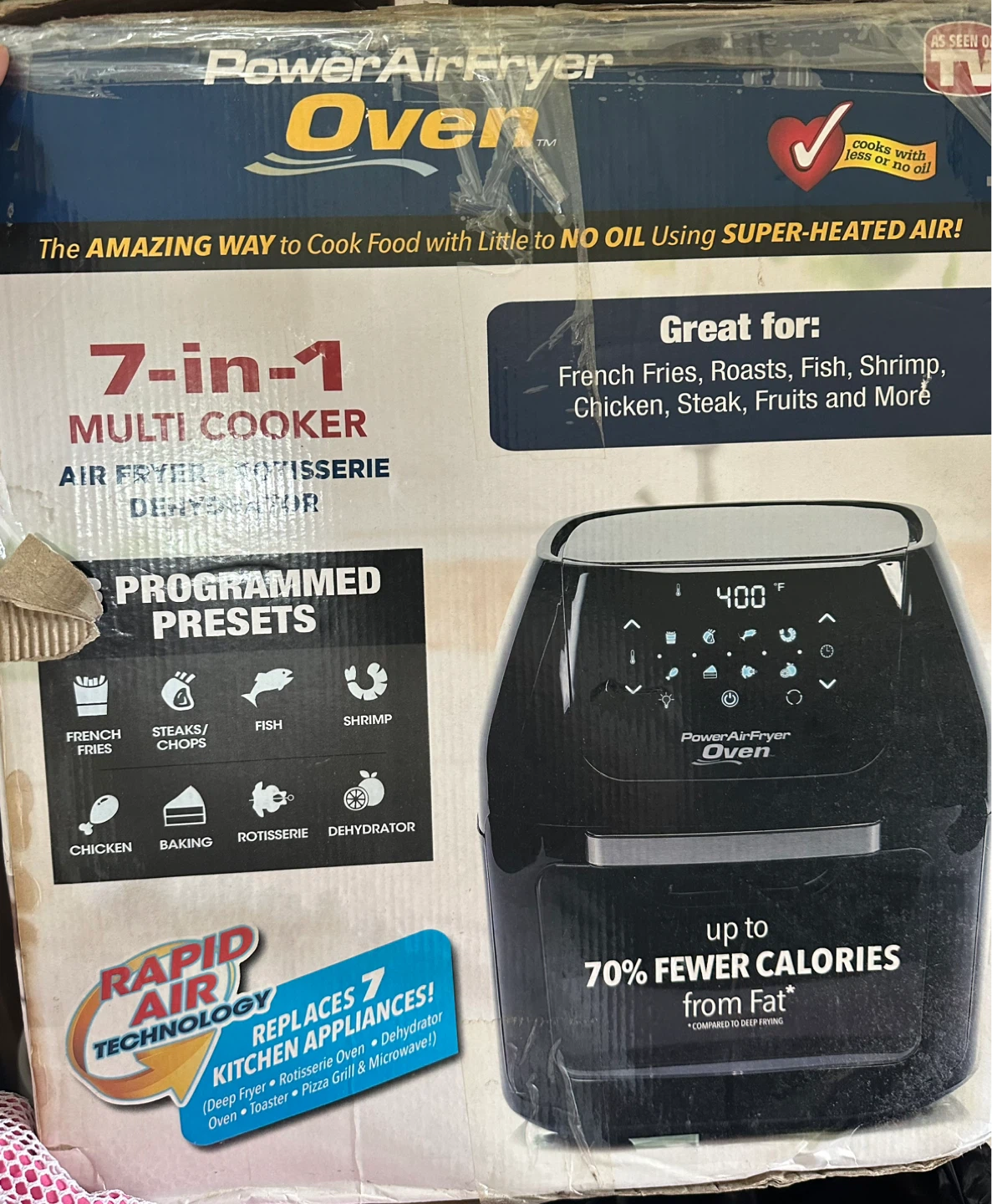 Power AirFryer Oven 7-in-1 Multi Cooker