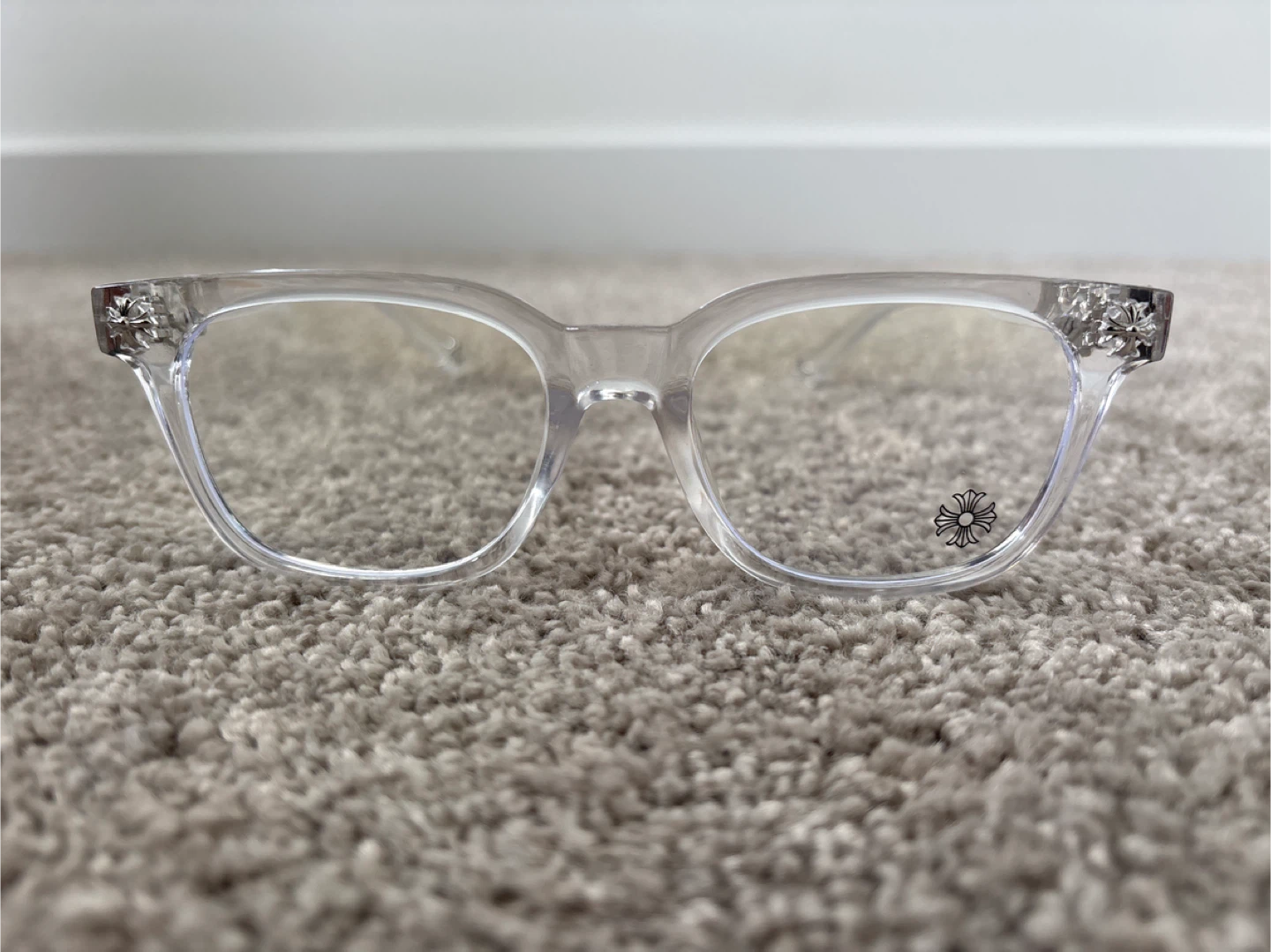 Blue light Chrome Hearts Clear Eyeglasses