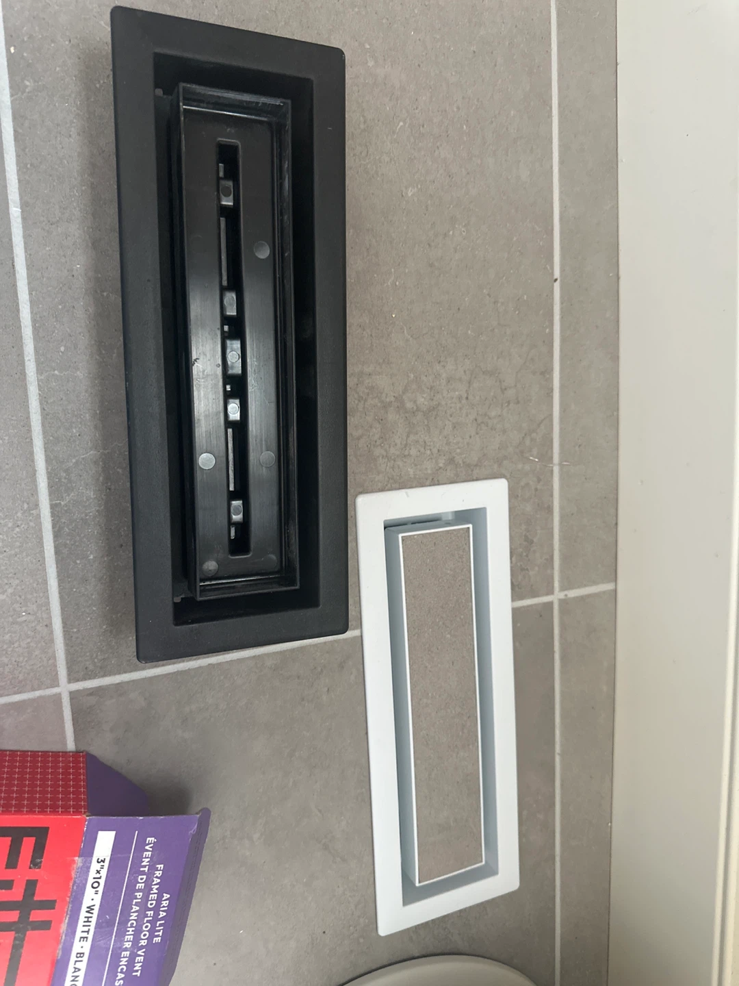 Aria Lite Framed Floor Vent 3"x10"