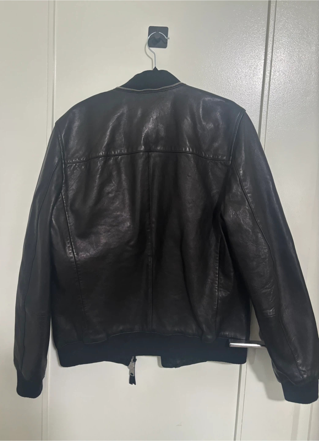 ALLSAINTS Morris Leather Bomber Jacket - Extra Small - photo 2