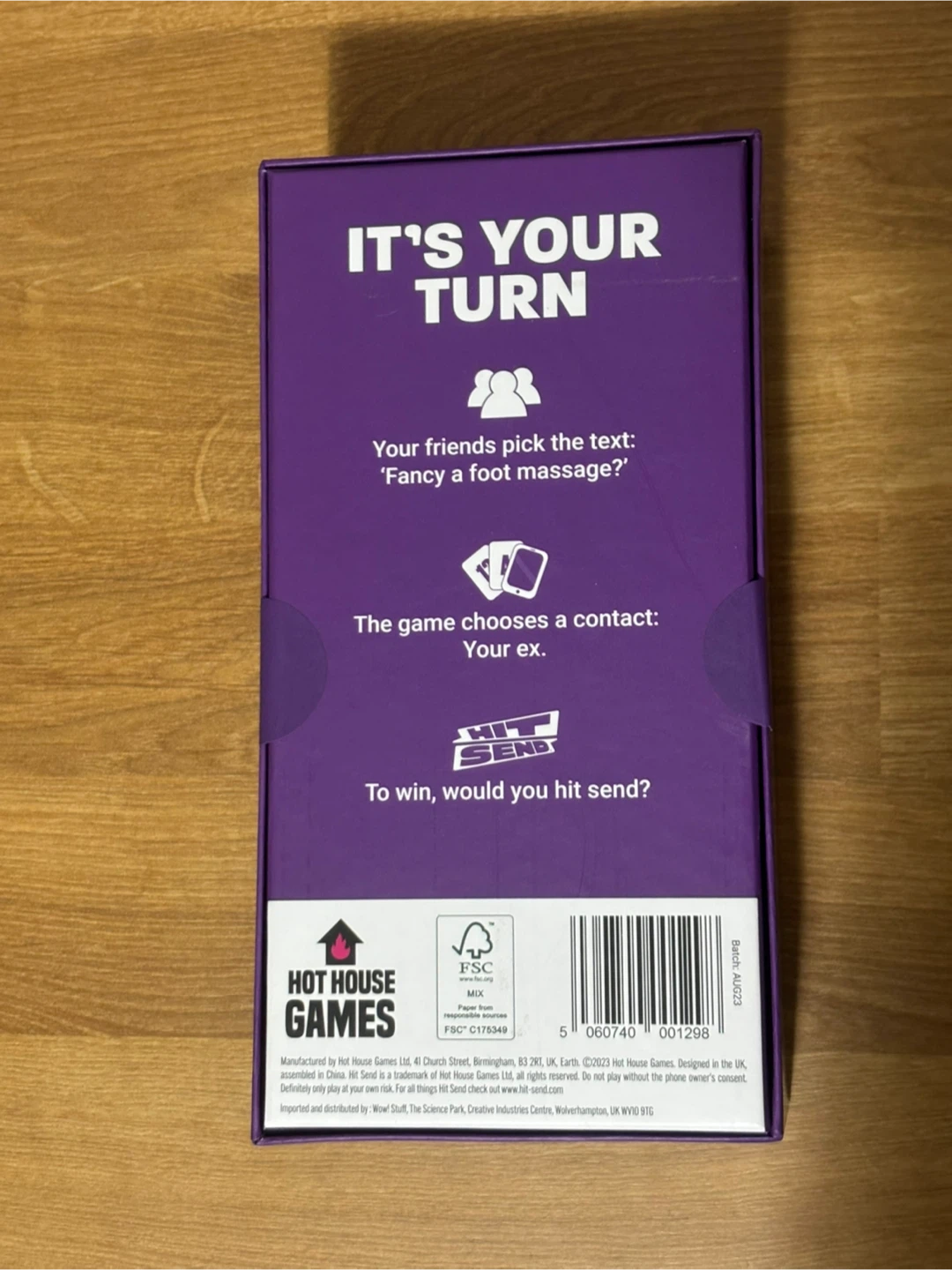 BRAND NEW Hit Send Party Game - photo 2