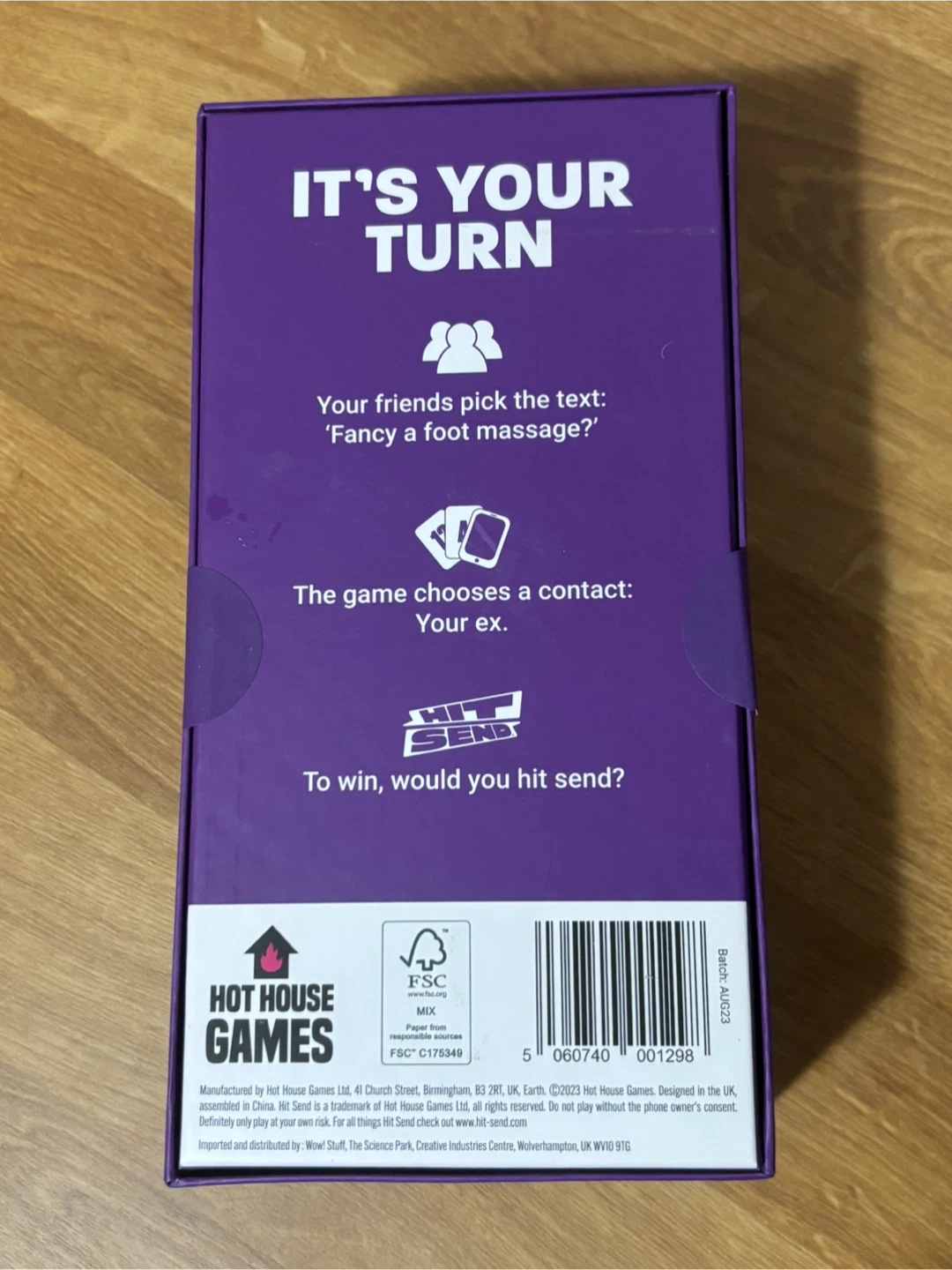 BRAND NEW Hit Send Party Game - photo 5