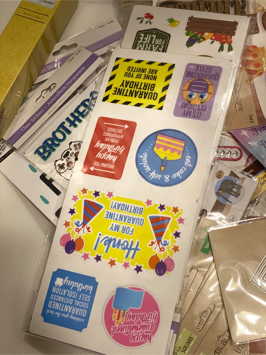 Crafters Paradise! Assorted Craft Stickers and Embellishments - photo 5