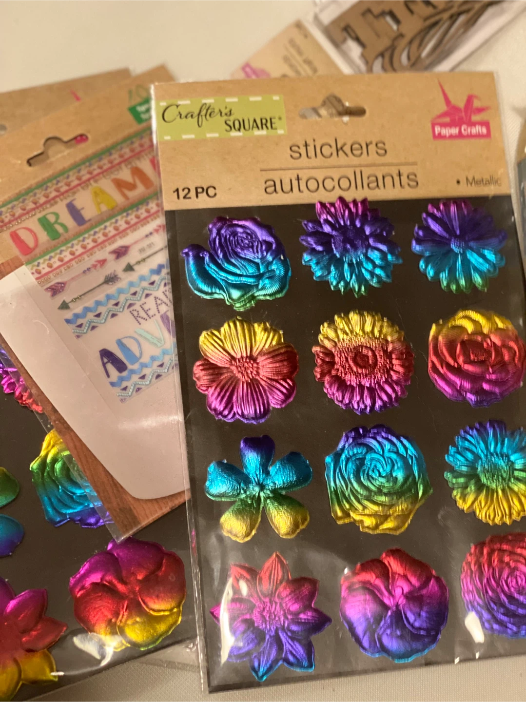 Crafters Paradise! Assorted Craft Stickers and Embellishments - photo 2