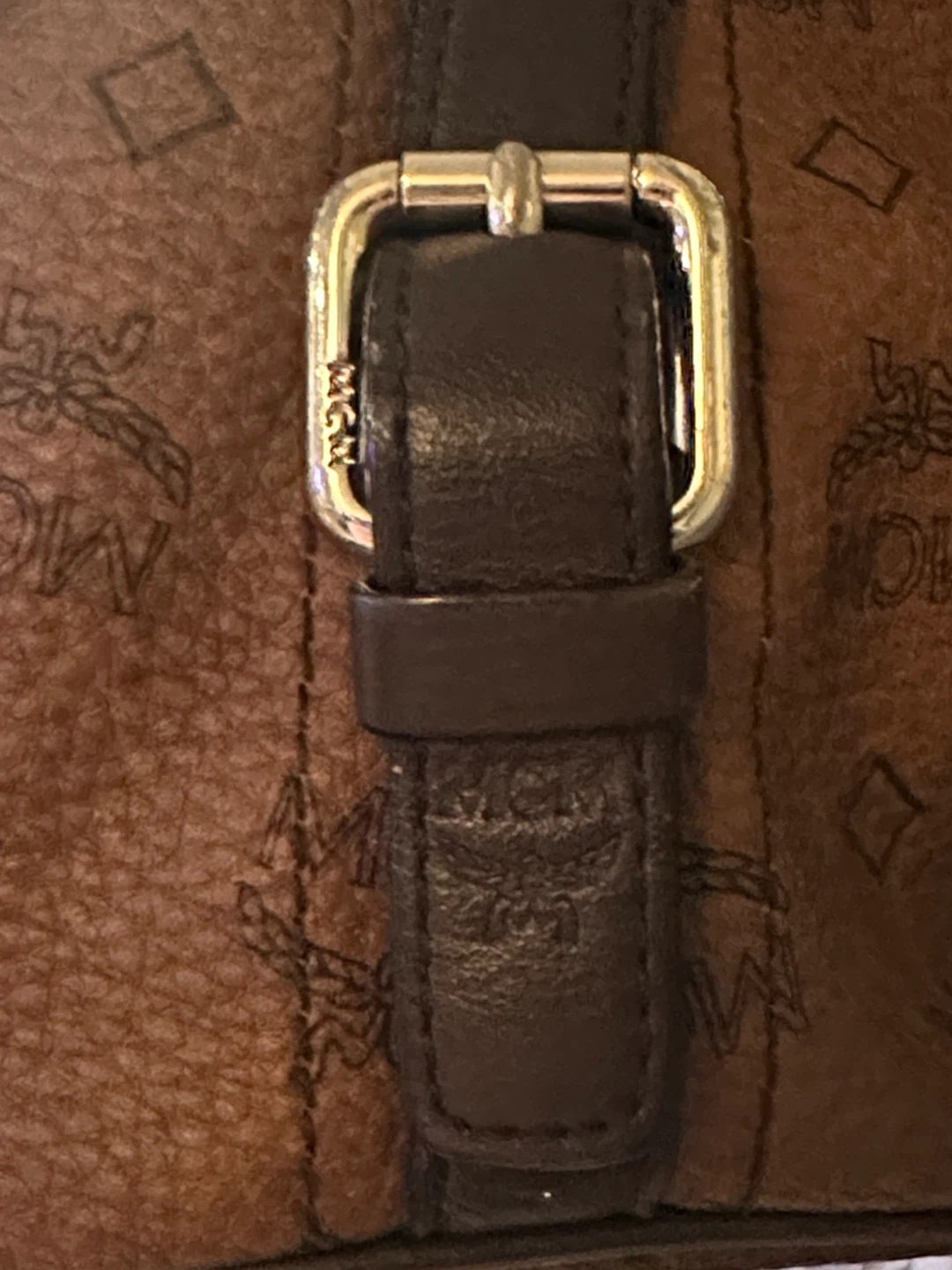 MCM Brown Monogram Hobo Bag - photo 2