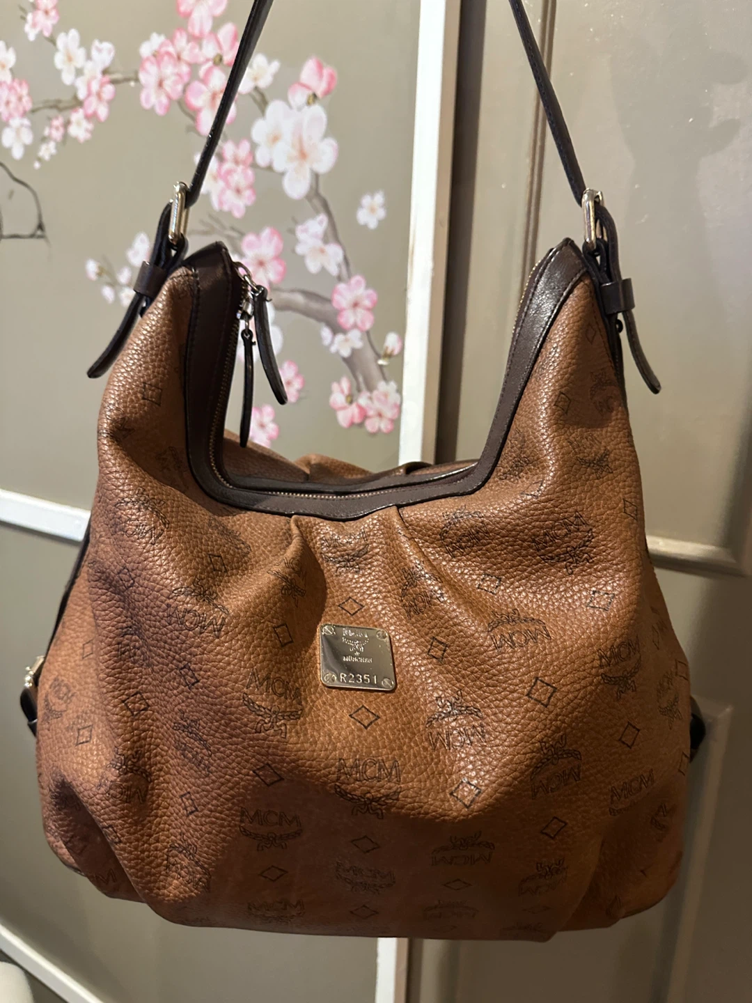 MCM Brown Monogram Hobo Bag - photo 4