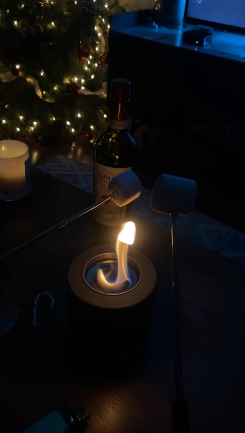 Tabletop Fireplace with Marshmallow Sticks - photo 4