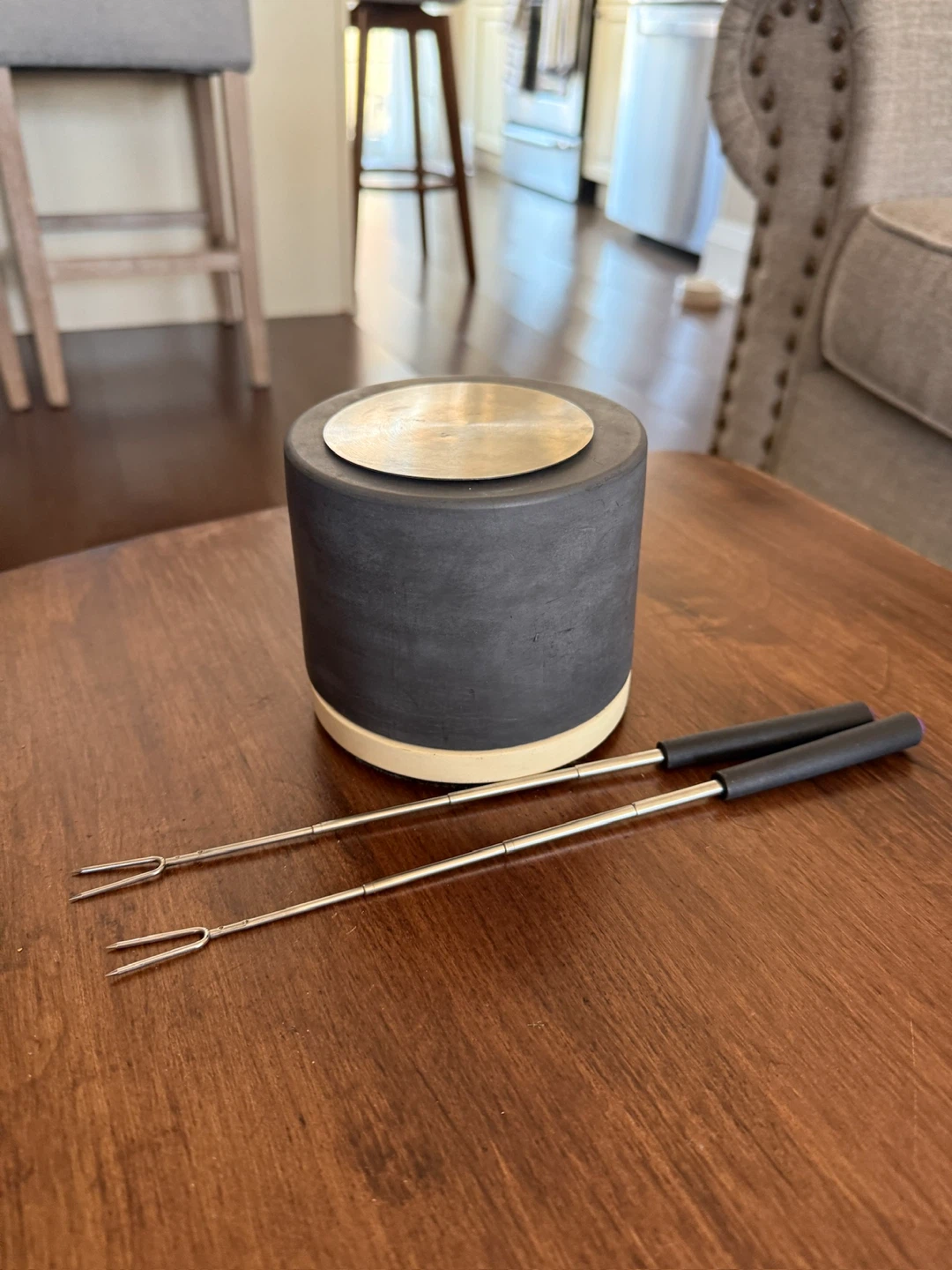 Tabletop Fireplace with Marshmallow Sticks - photo 3
