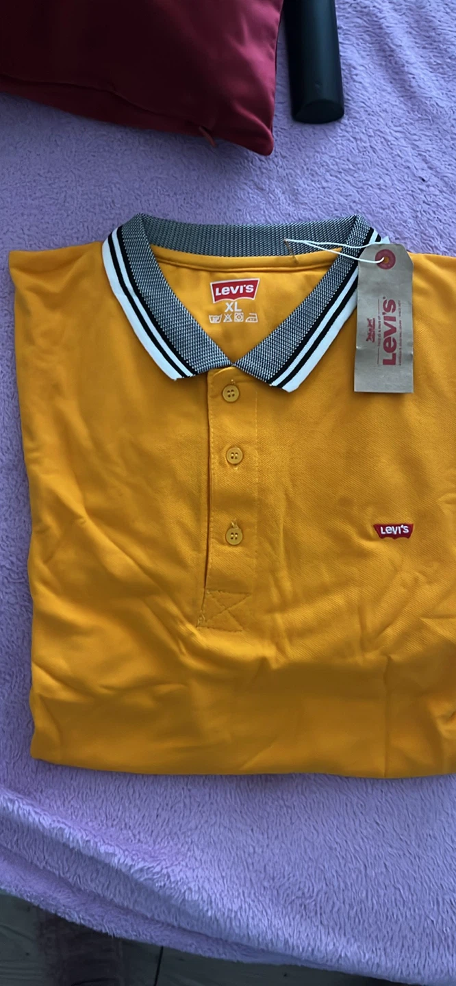 Levi's Yellow Polo Shirt XL - photo 2