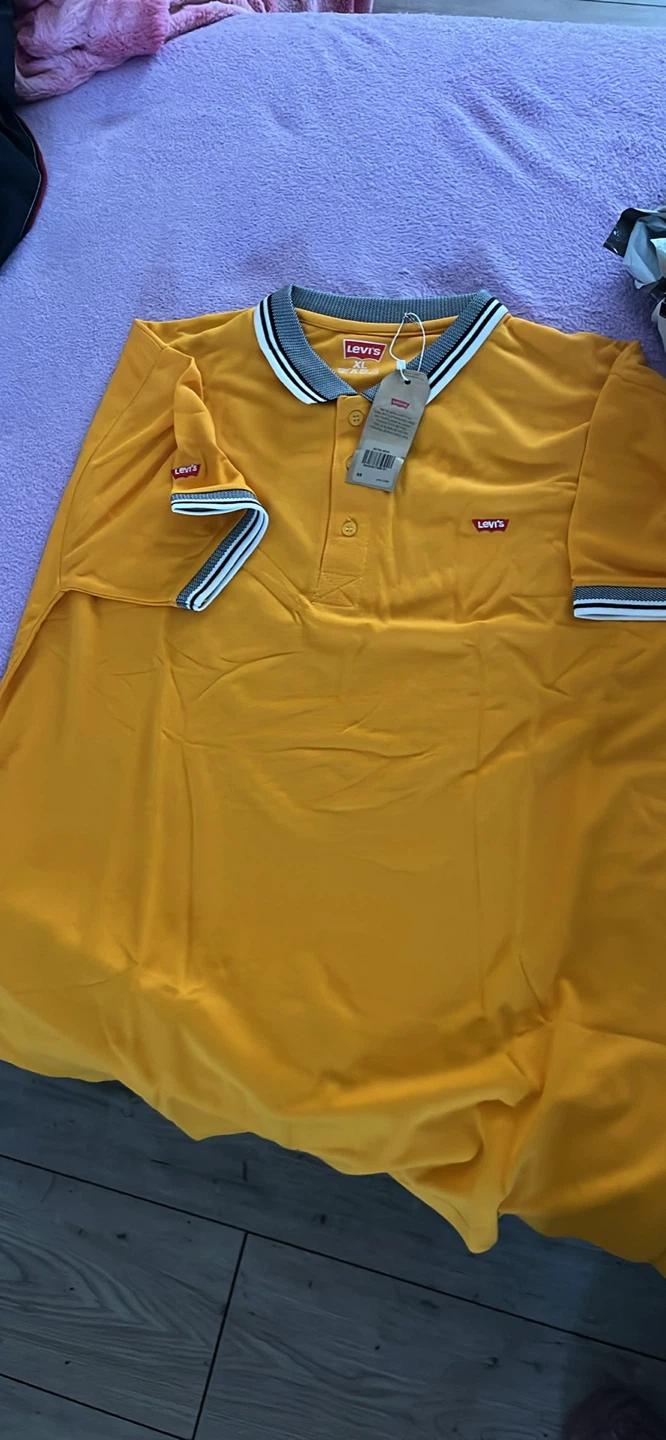 Levi's Yellow Polo Shirt XL - photo 3
