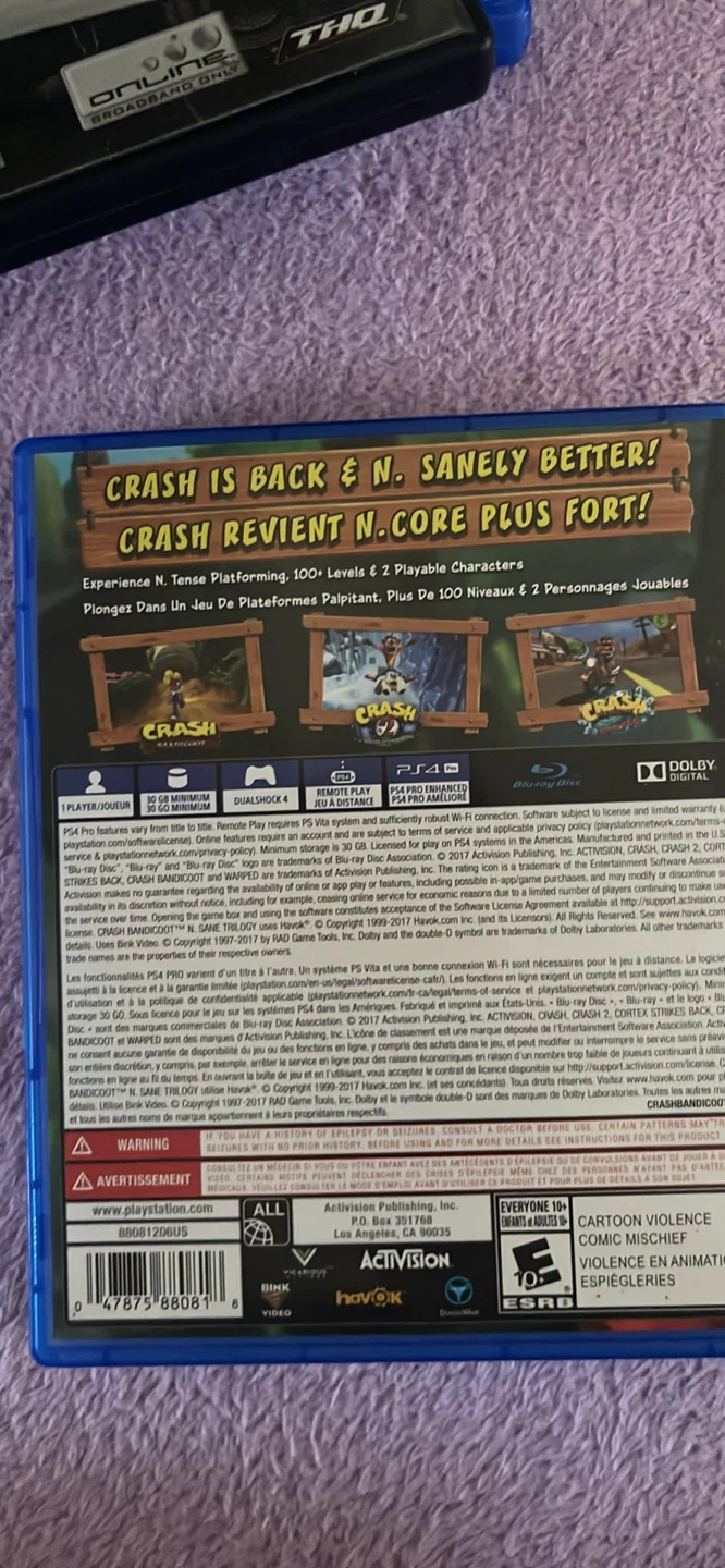 Crash Bandicoot N. Sane Trilogy - PS4 - photo 2