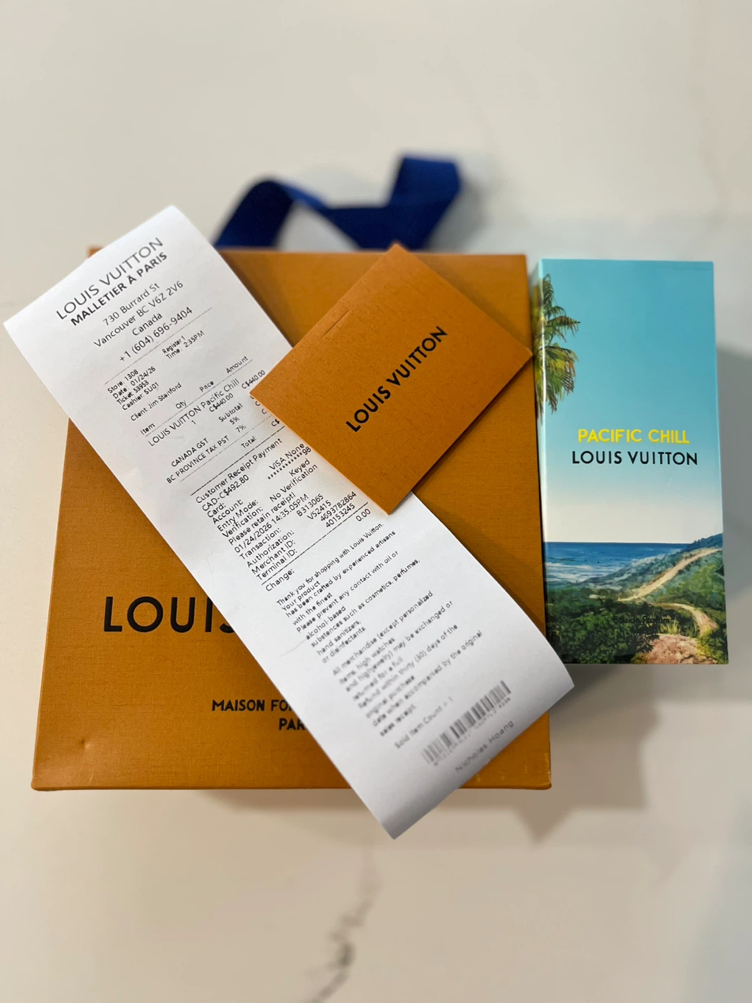 Louis Vuitton Pacific Chill Cologne