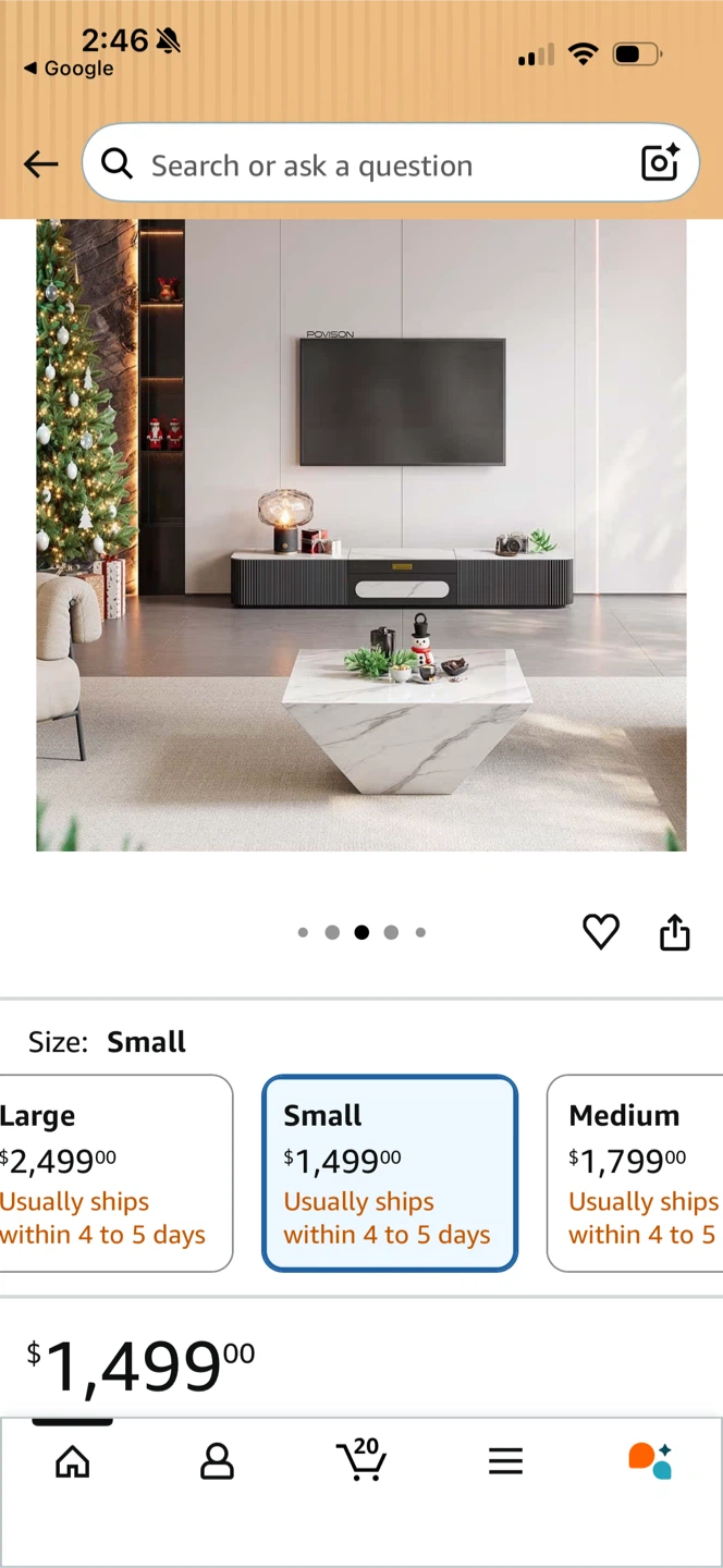 NEW POVISON TV Stand-Right 1 PART