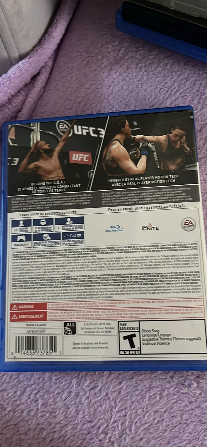 EA Sports UFC 3 PlayStation 4 Game - photo 2