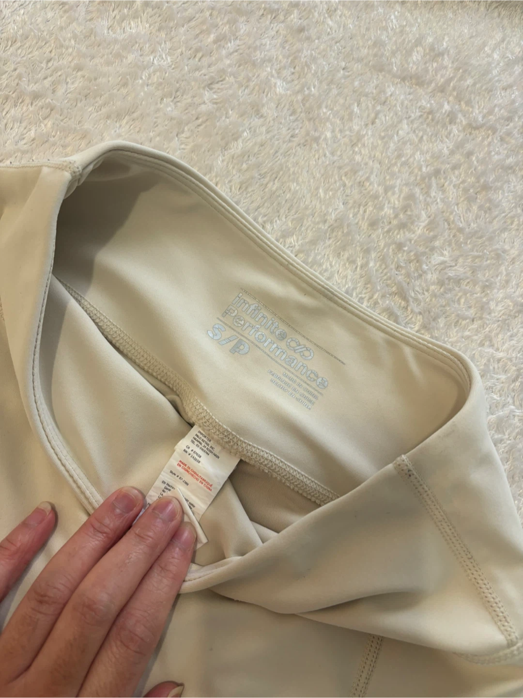 Infinite Performance Cream Leggings Size S/P - photo 2