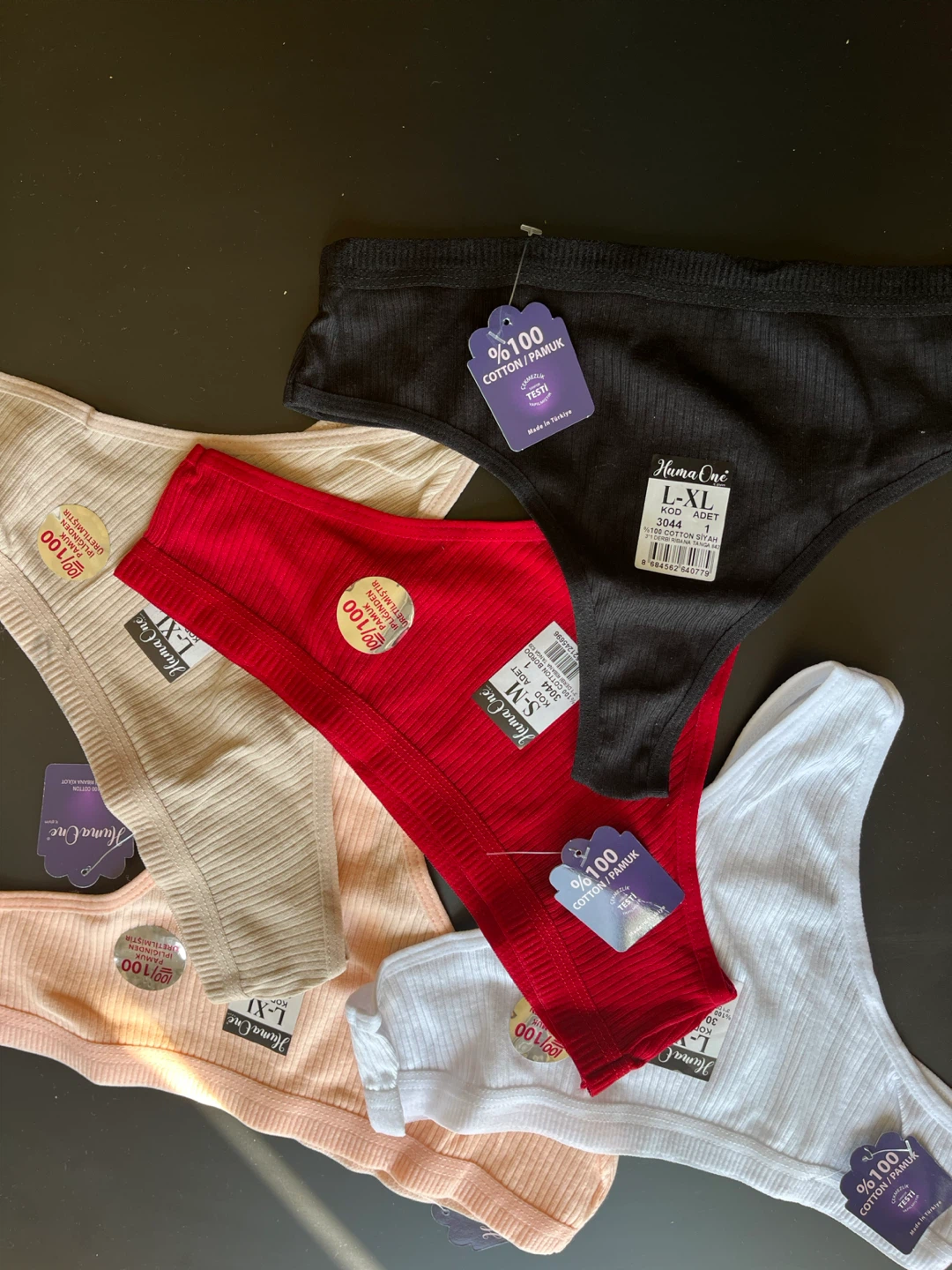 Women’s Cotton Thong Panties – Soft, Comfortable, New