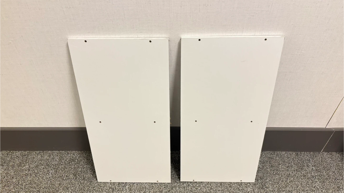 White Side Panels for Furniture (Set of 2) - photo 3