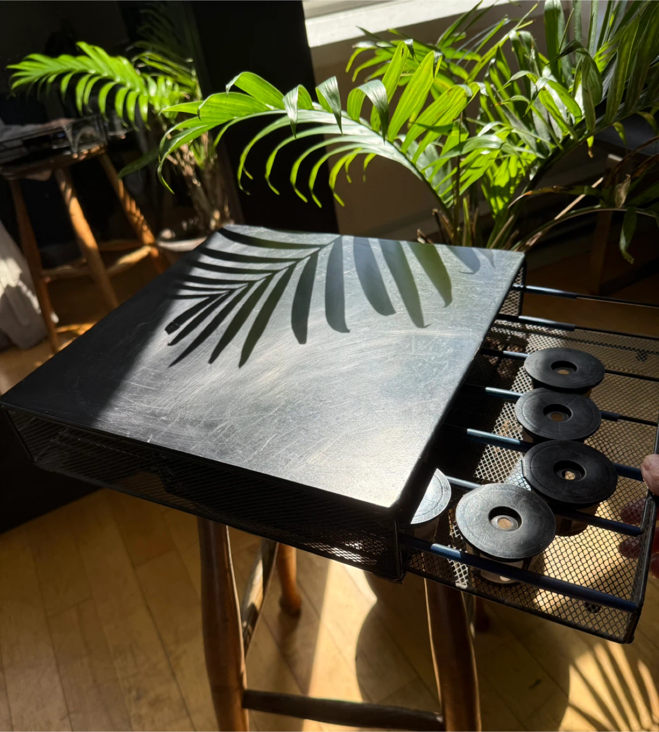 Black Metal Coffee Pod Drawer