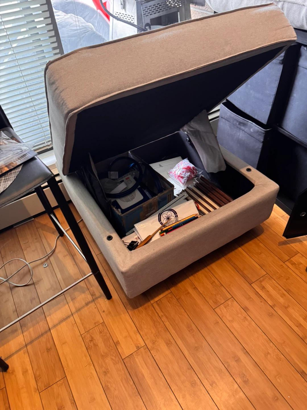 Storage Ottoman Footrest - photo 3